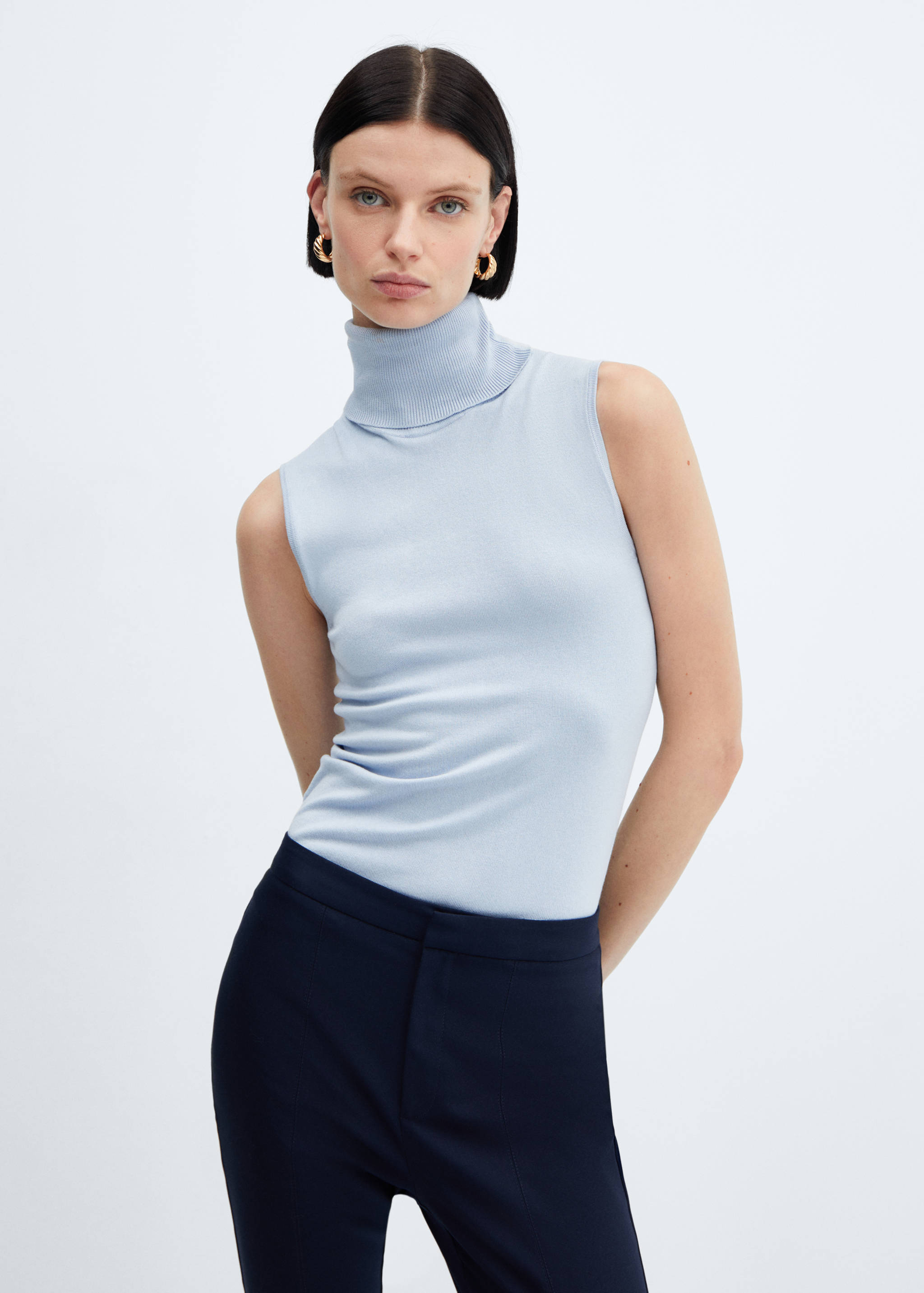 Crop skinny trousers - Details of the article 1