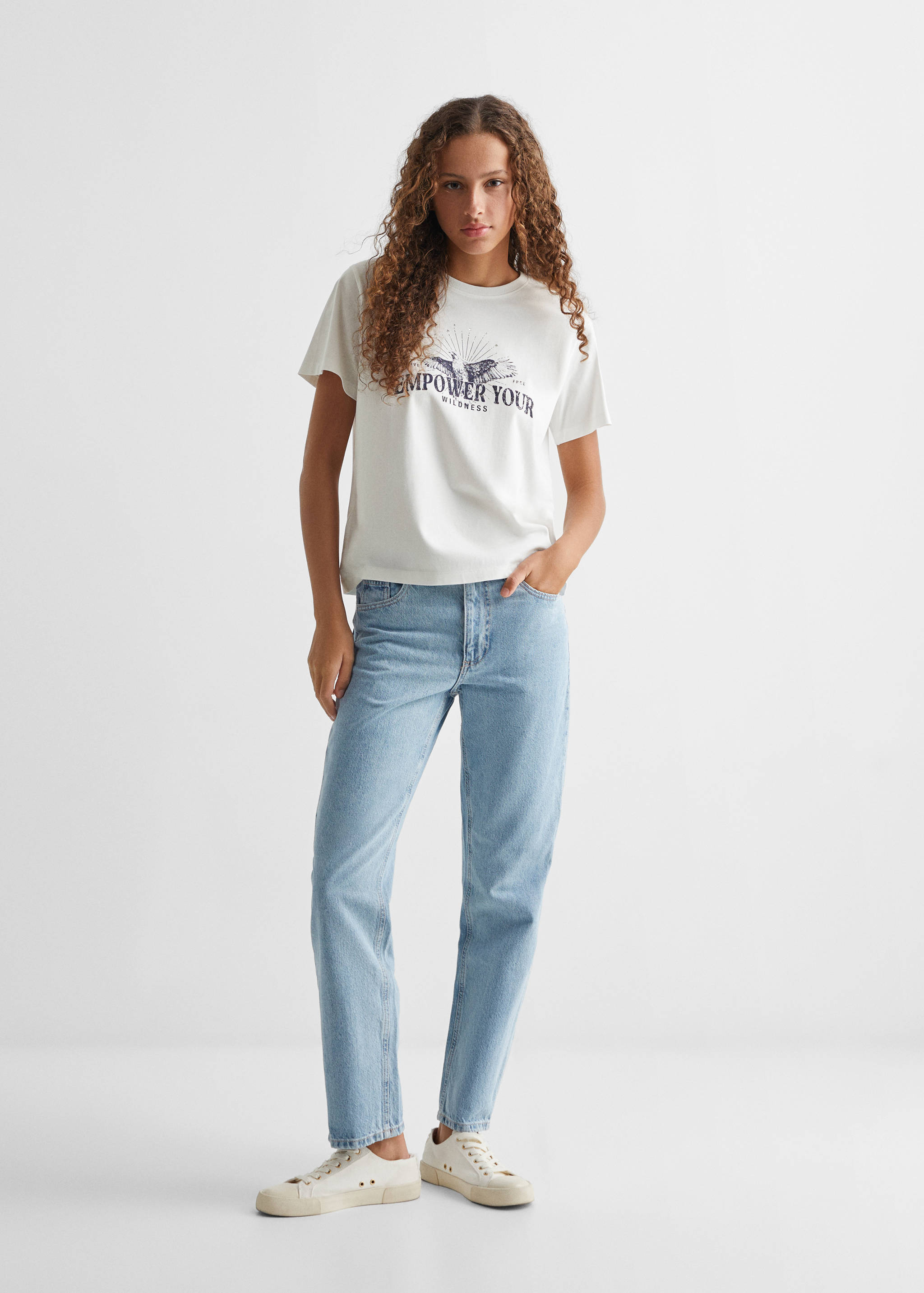 Camiseta estampada algodón - Plano general