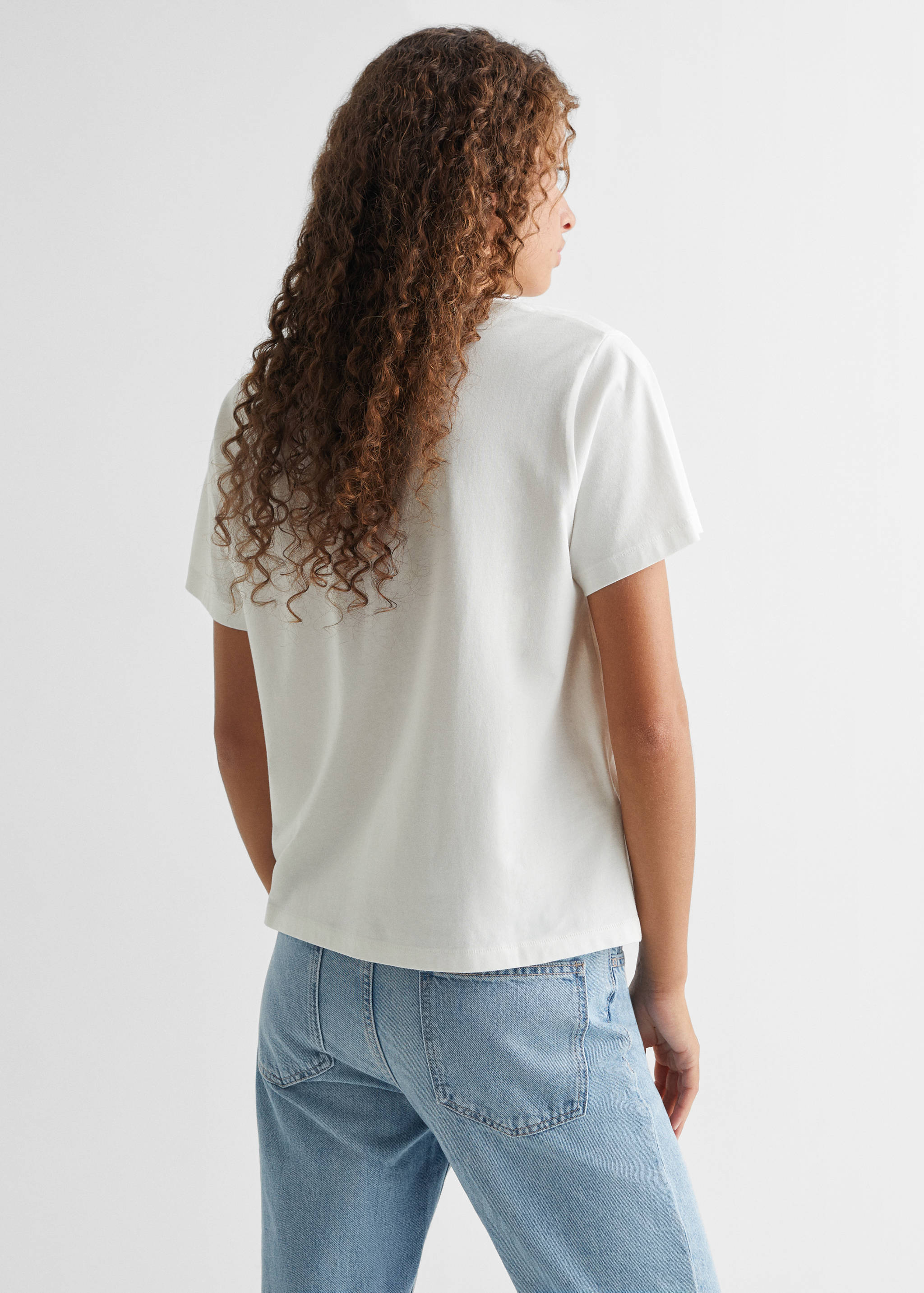 Camiseta estampada algodón - Reverso del artículo