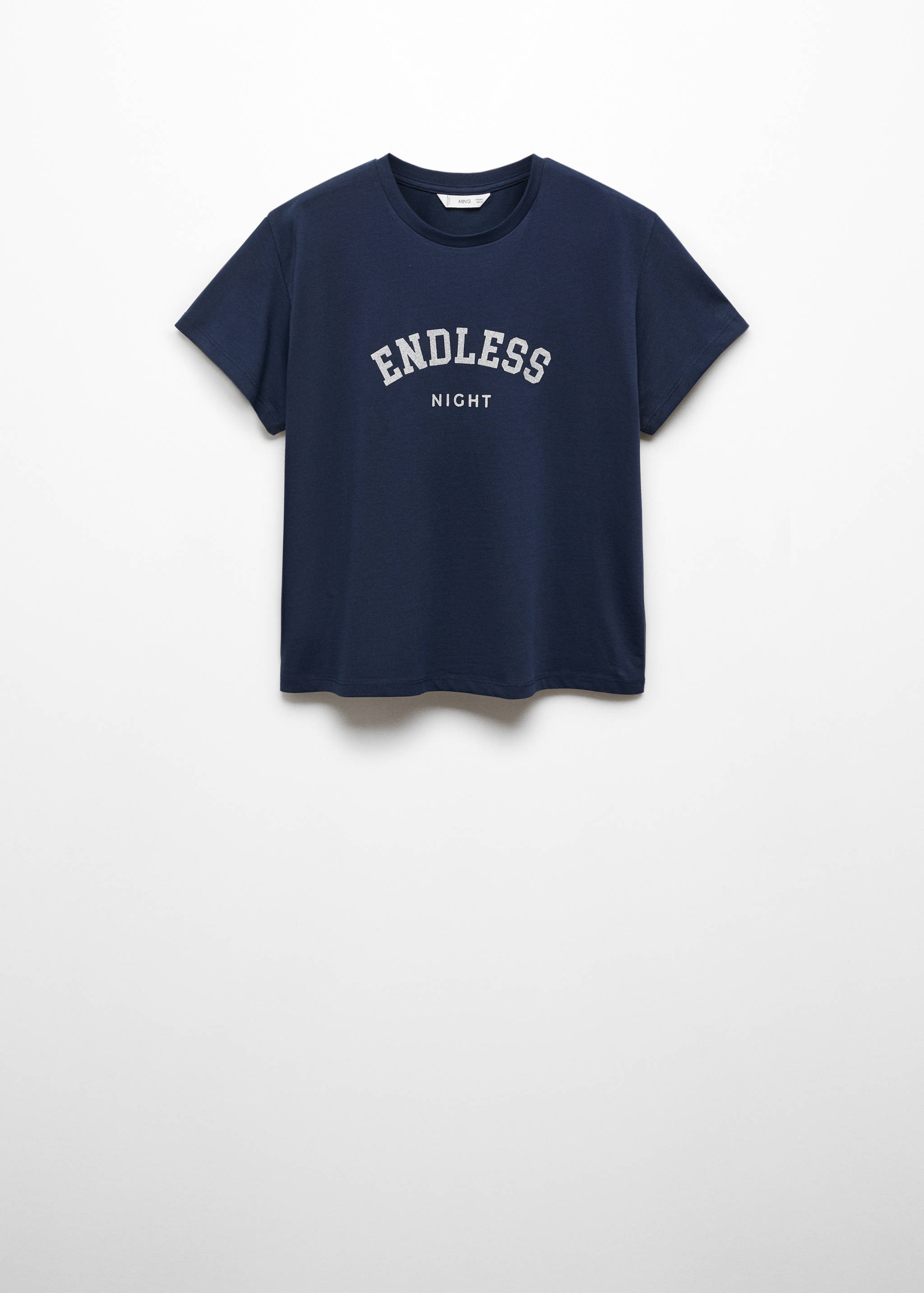 Printed message T-shirt - Article without model