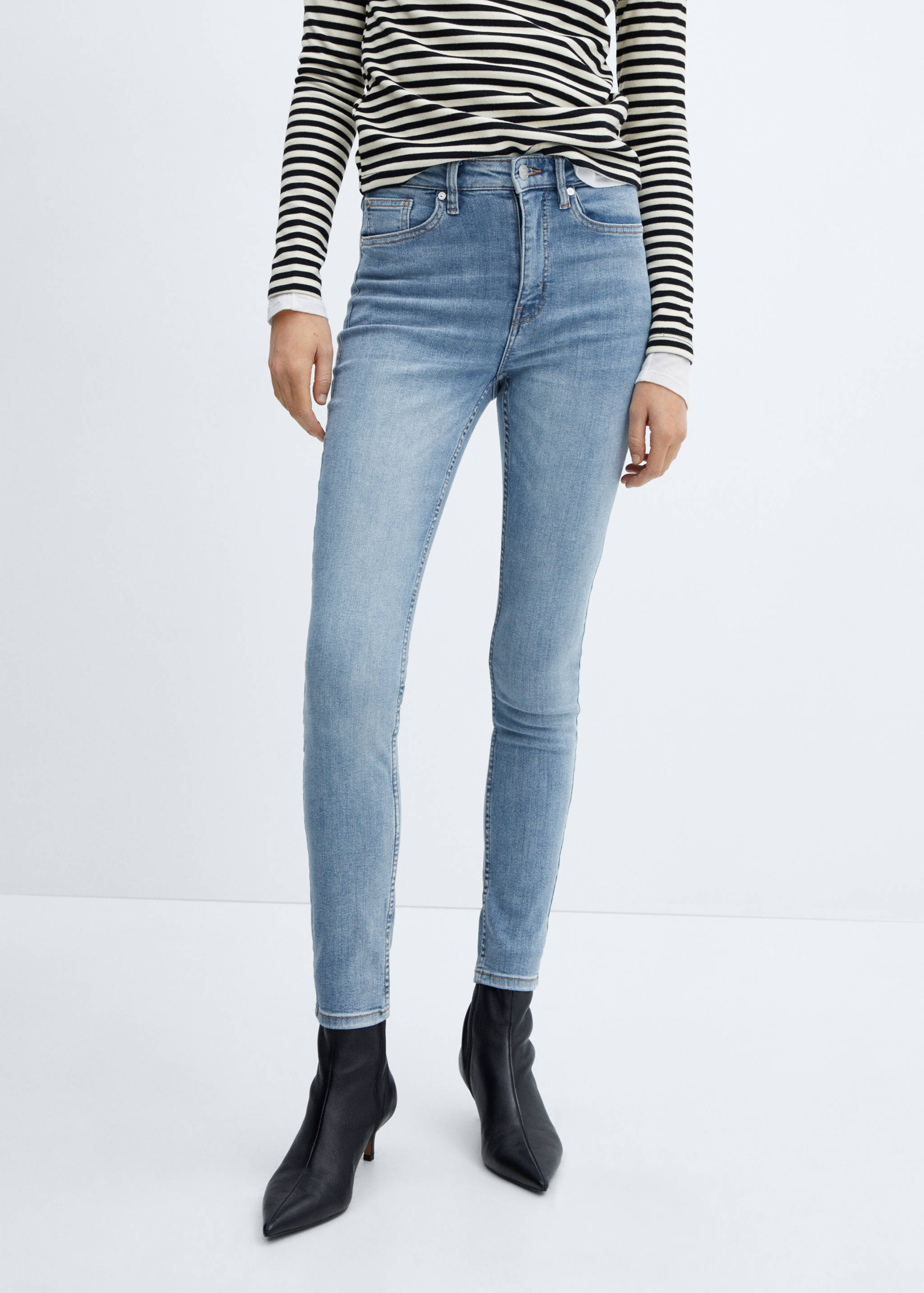 High-rise skinny jeans - Medium plane