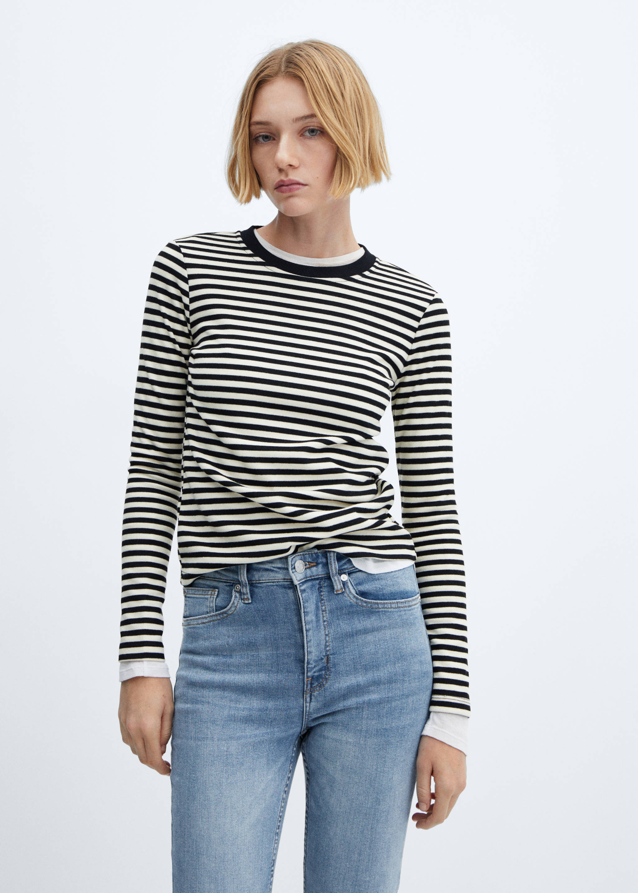 High-rise skinny jeans - Details of the article 1