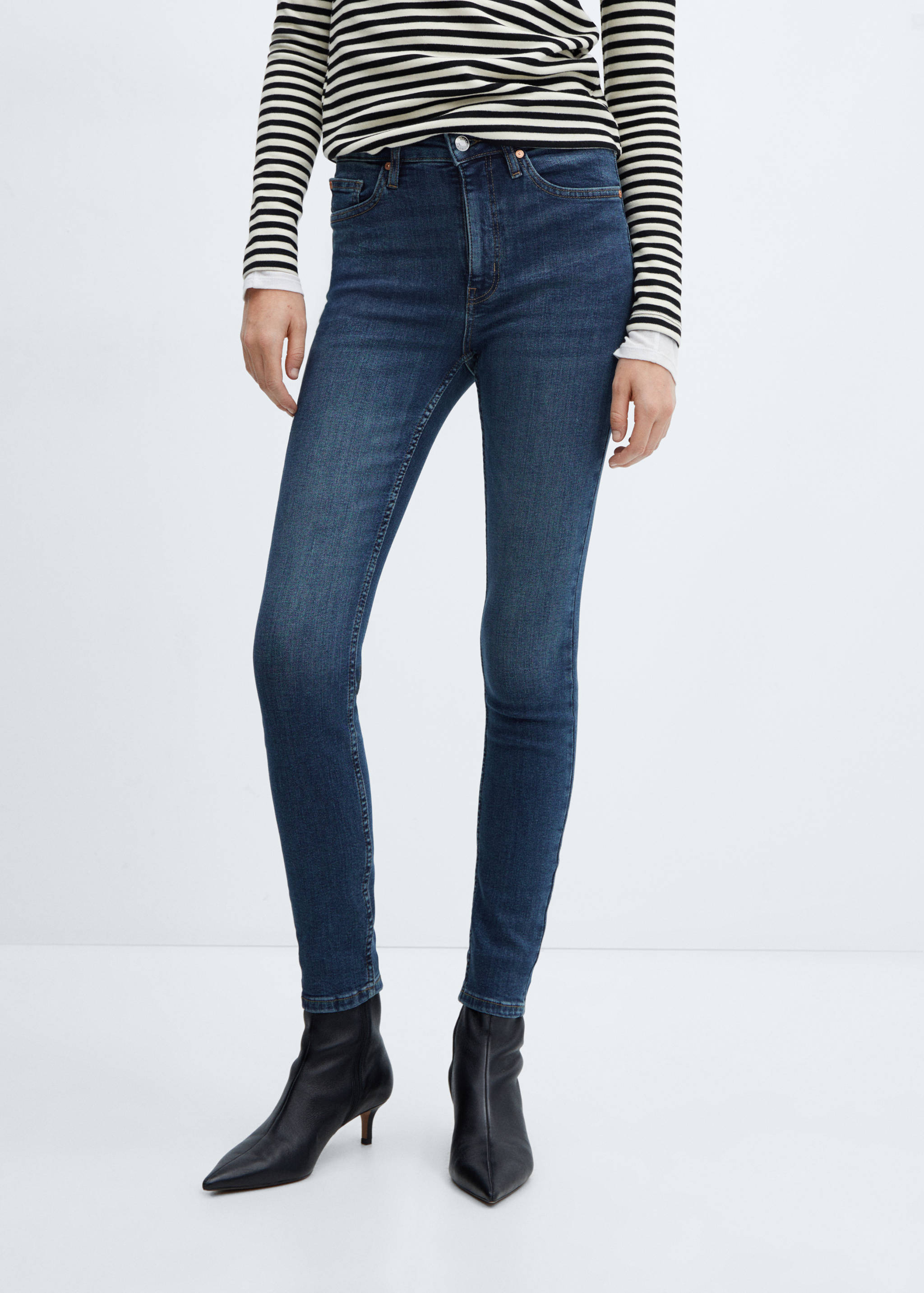 High-rise skinny jeans - Medium plane