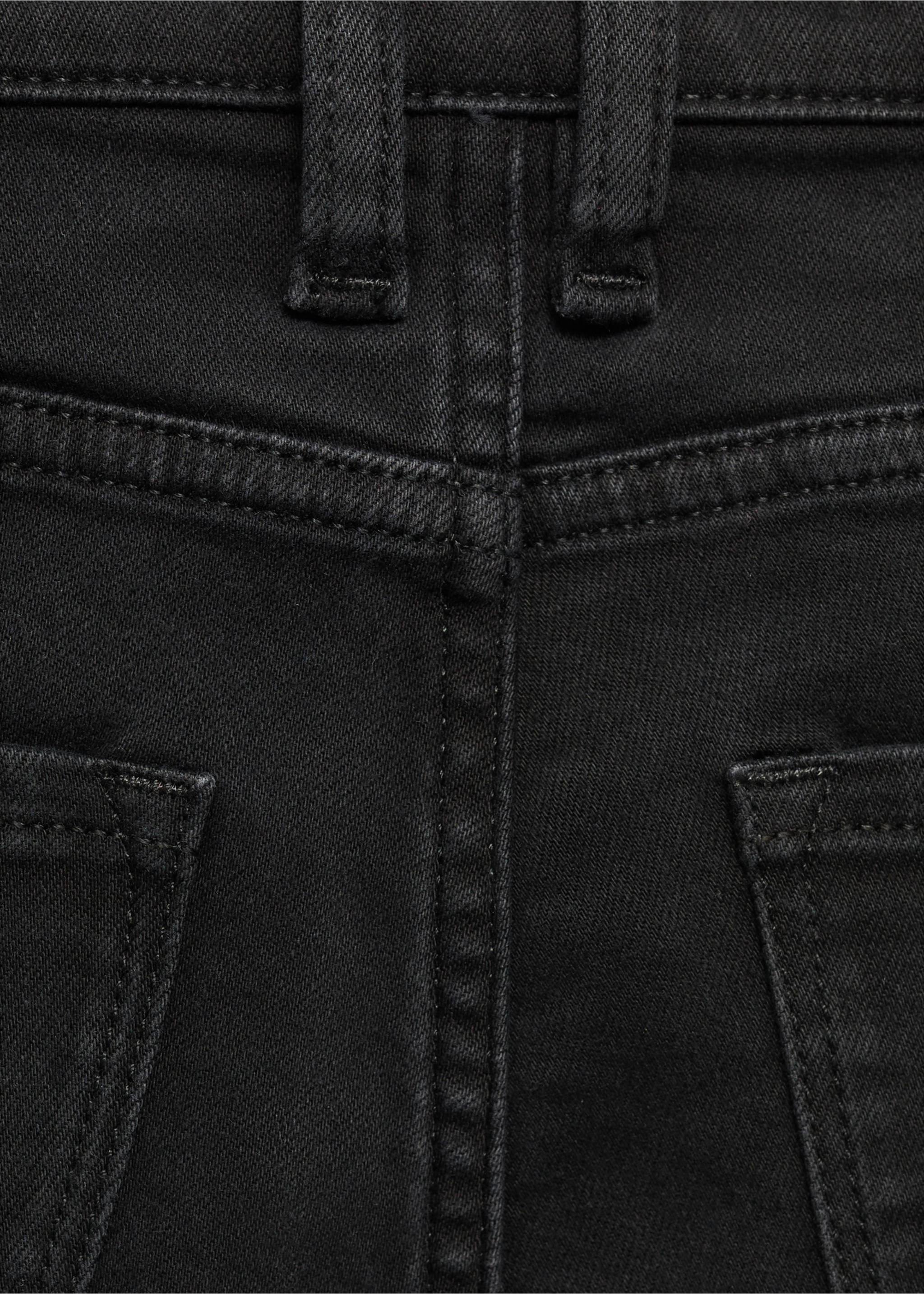Jeans skinny crop - Detalle del artículo 0, Denim negro. Ref: 67010347-00.