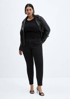 Skinny cropped jeans — Black denim 7