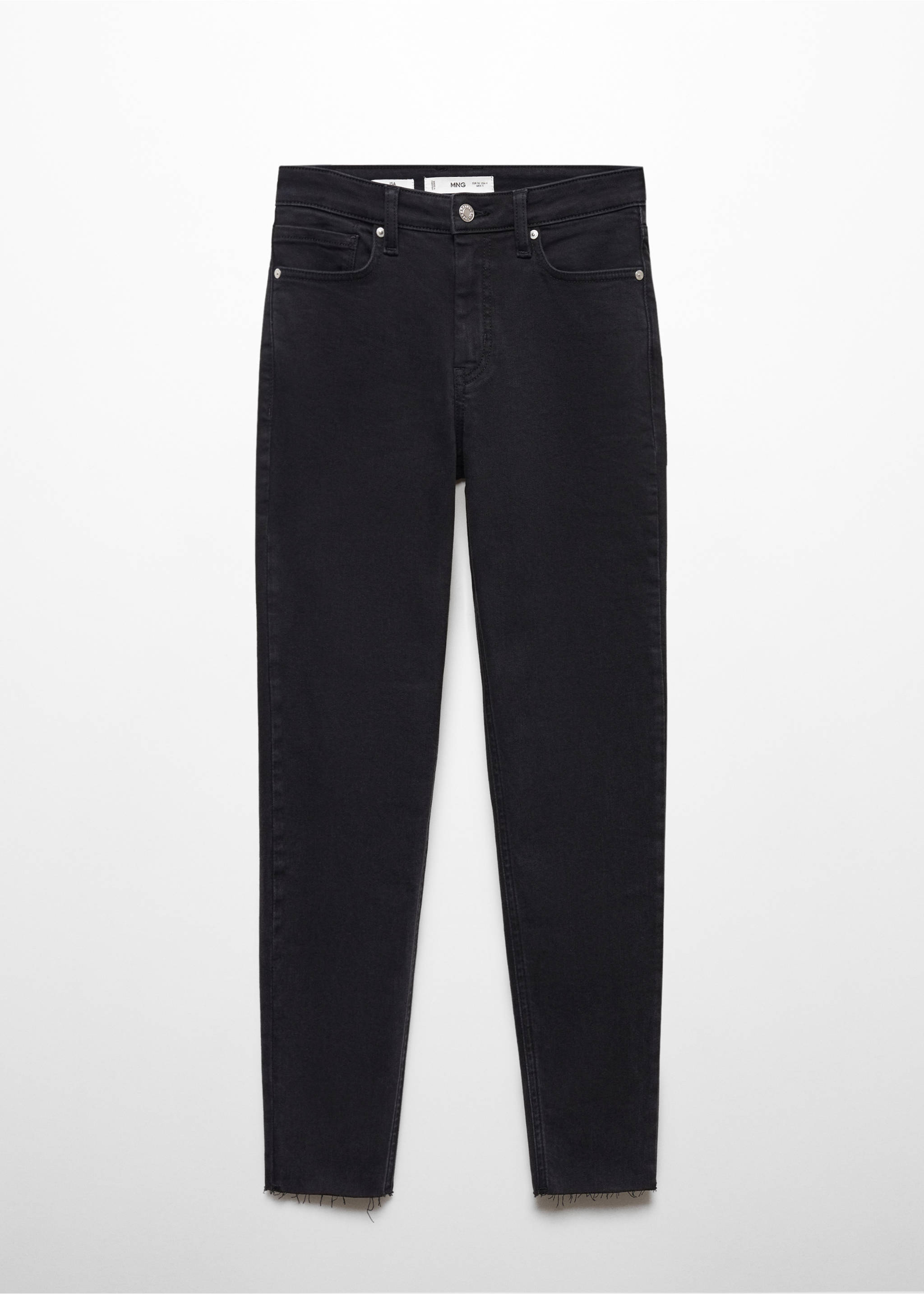 Jeans skinny crop - Artículo sin modelo, Denim negro. Ref: 67010347-00.
