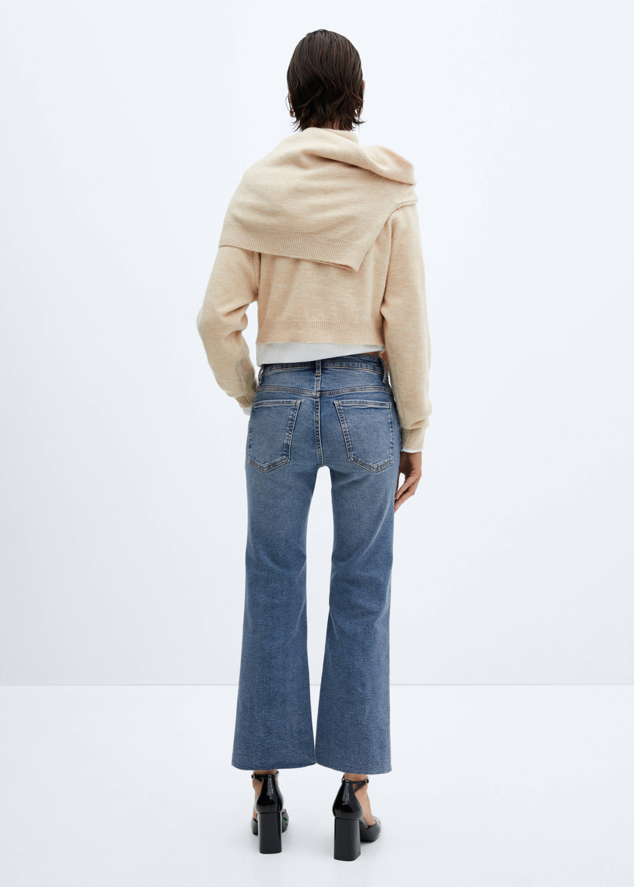 Укороченные джинсы flare Sienna - Обратная сторона изделия