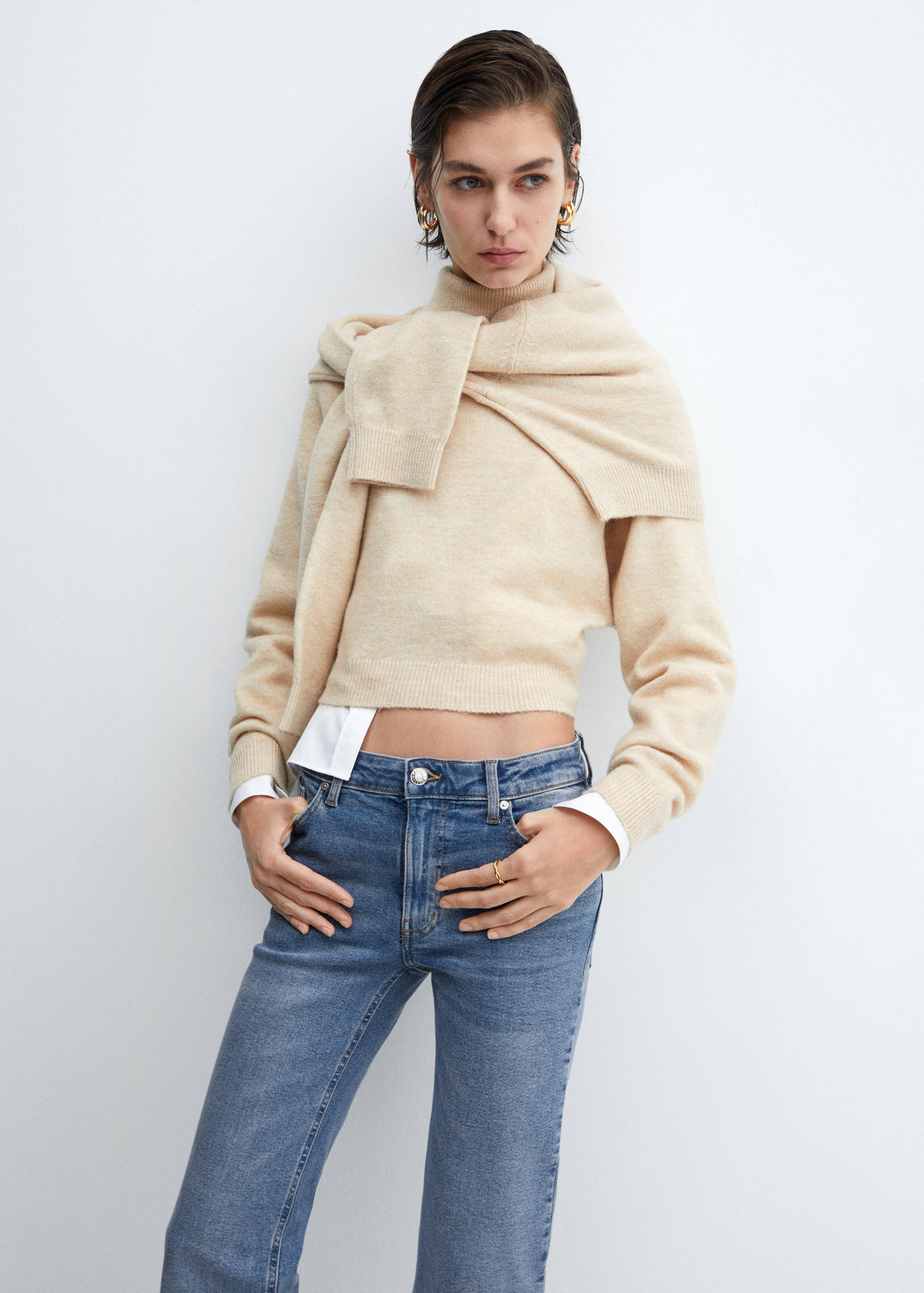 Укороченные джинсы flare Sienna - Деталь изделия 1