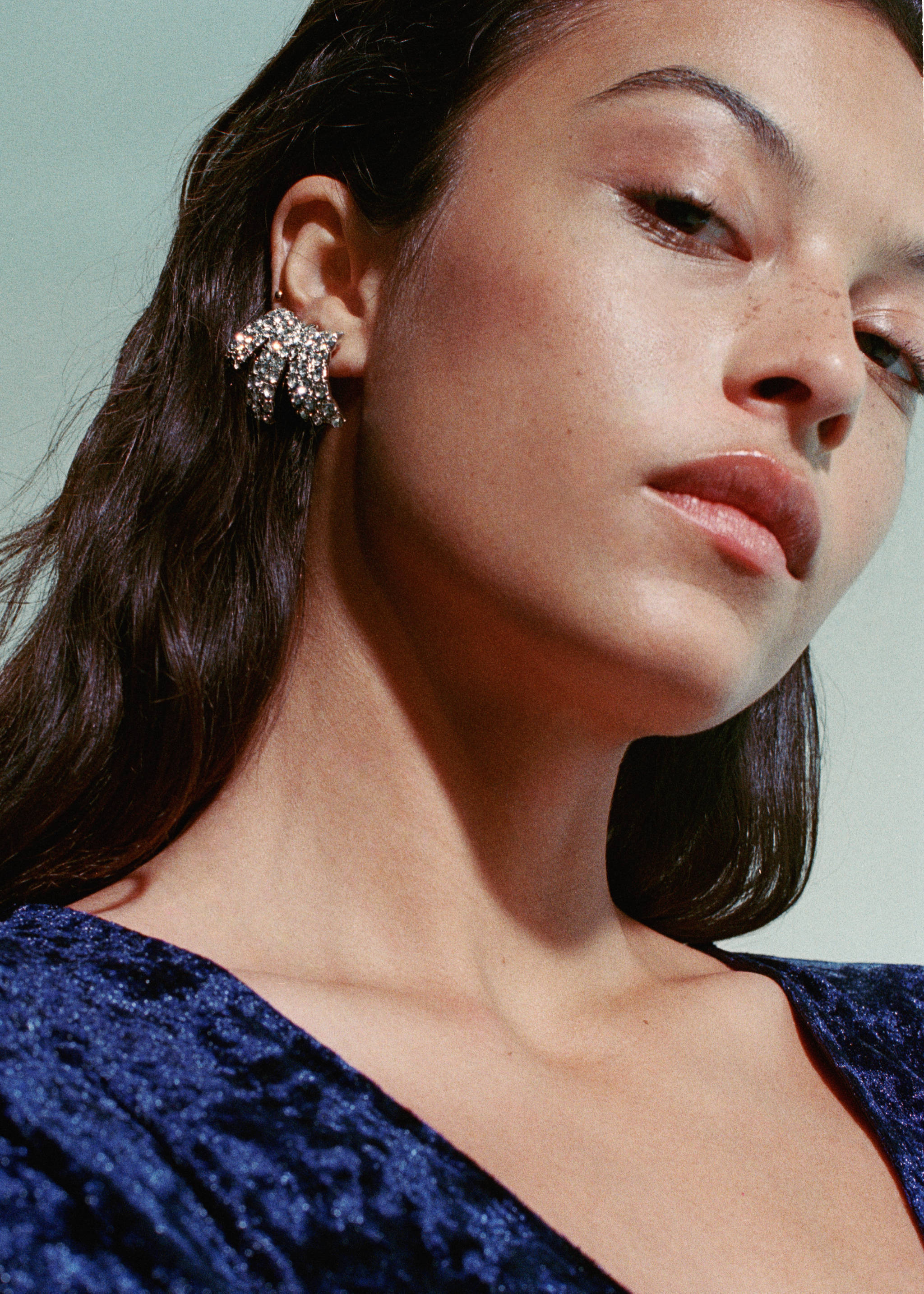 Ear cuff strass - Plano general