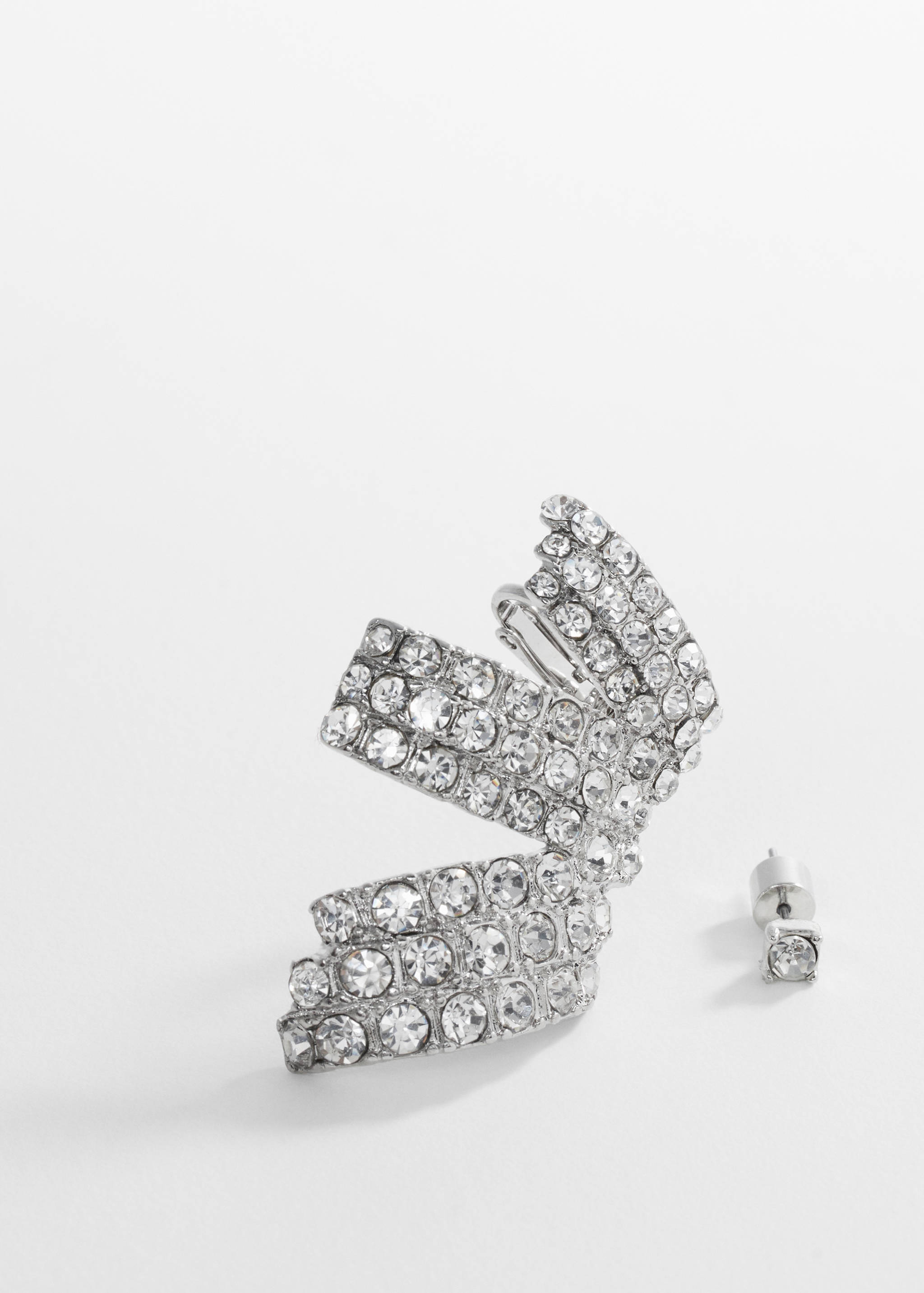 Ear cuff strass - Plano medio