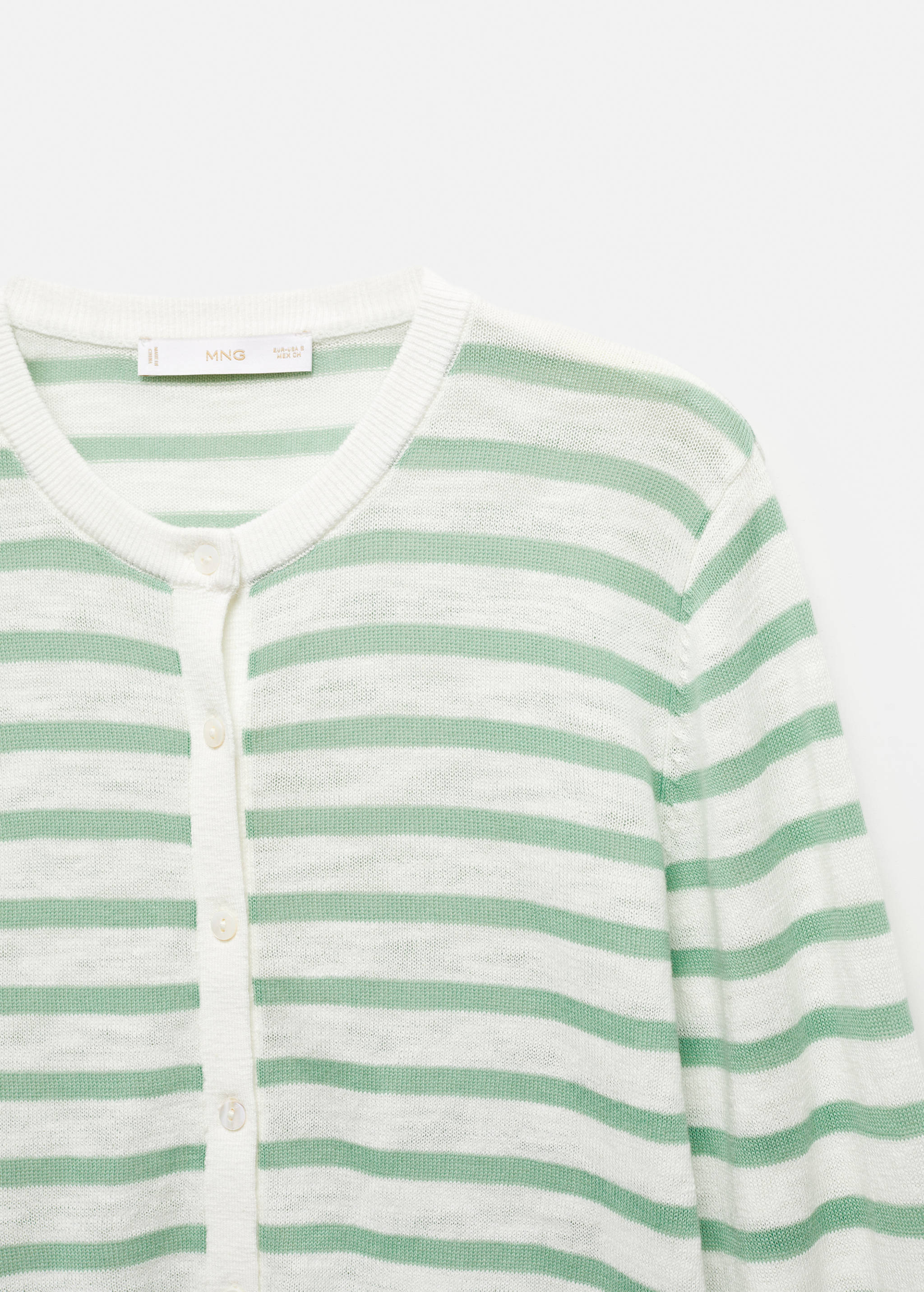 Stripped knit cardigan - Details of the article 8