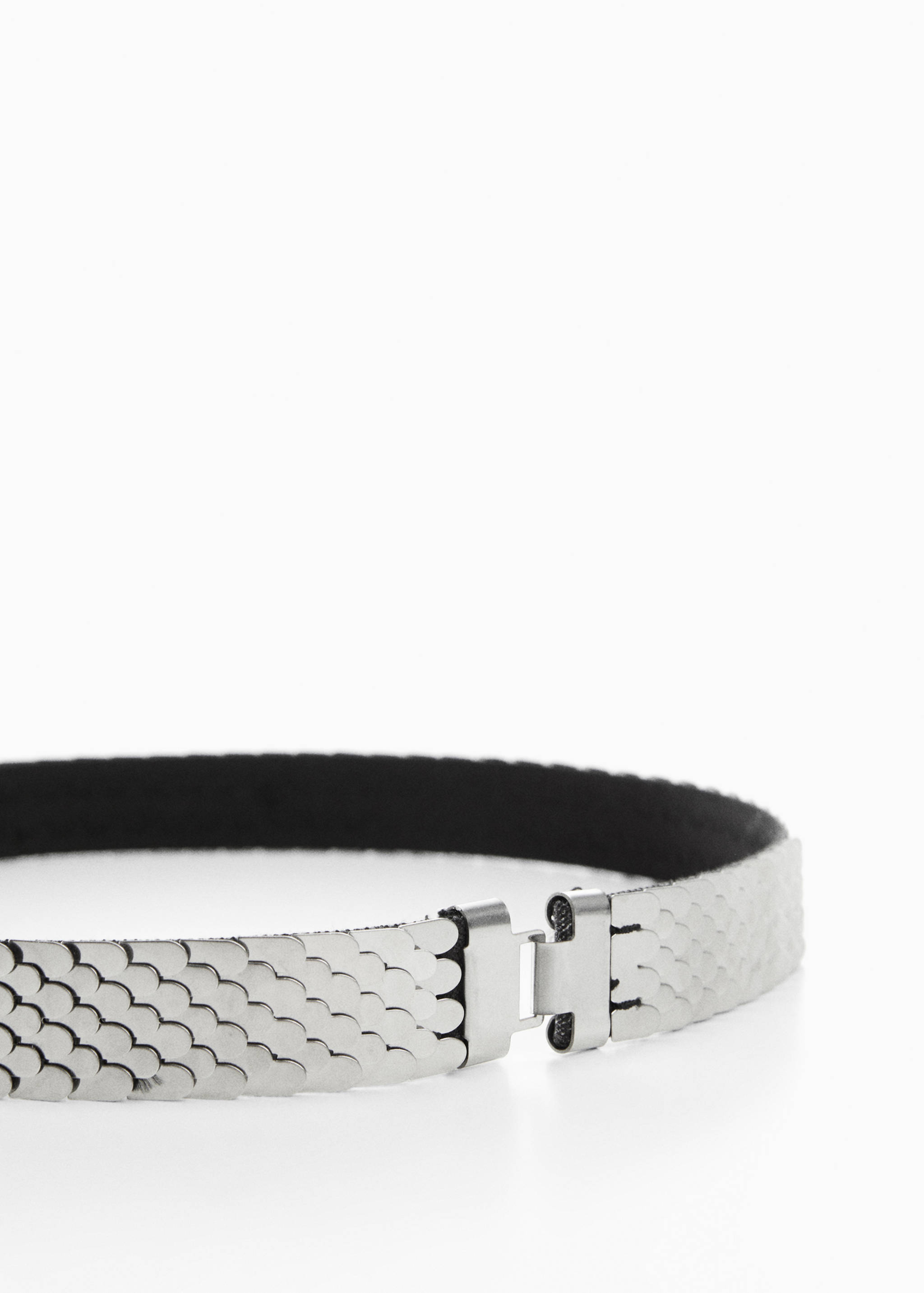 Cinturón apliques metálicos - Plano medio