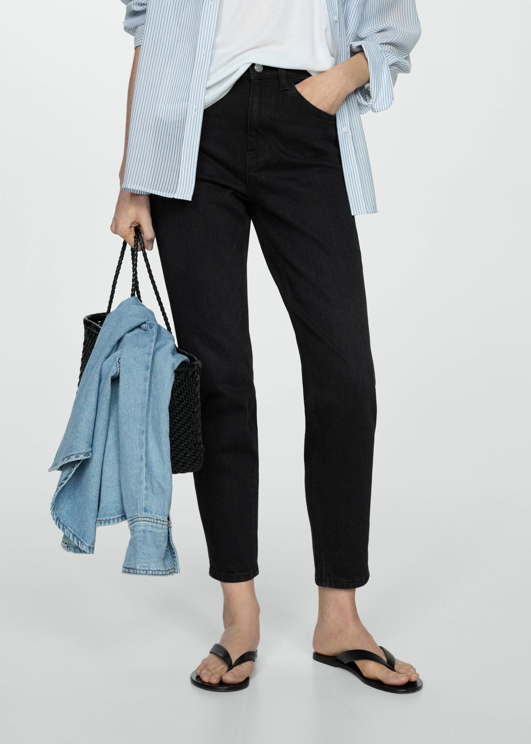 Newmom comfort high-rise jeans - Medium plane