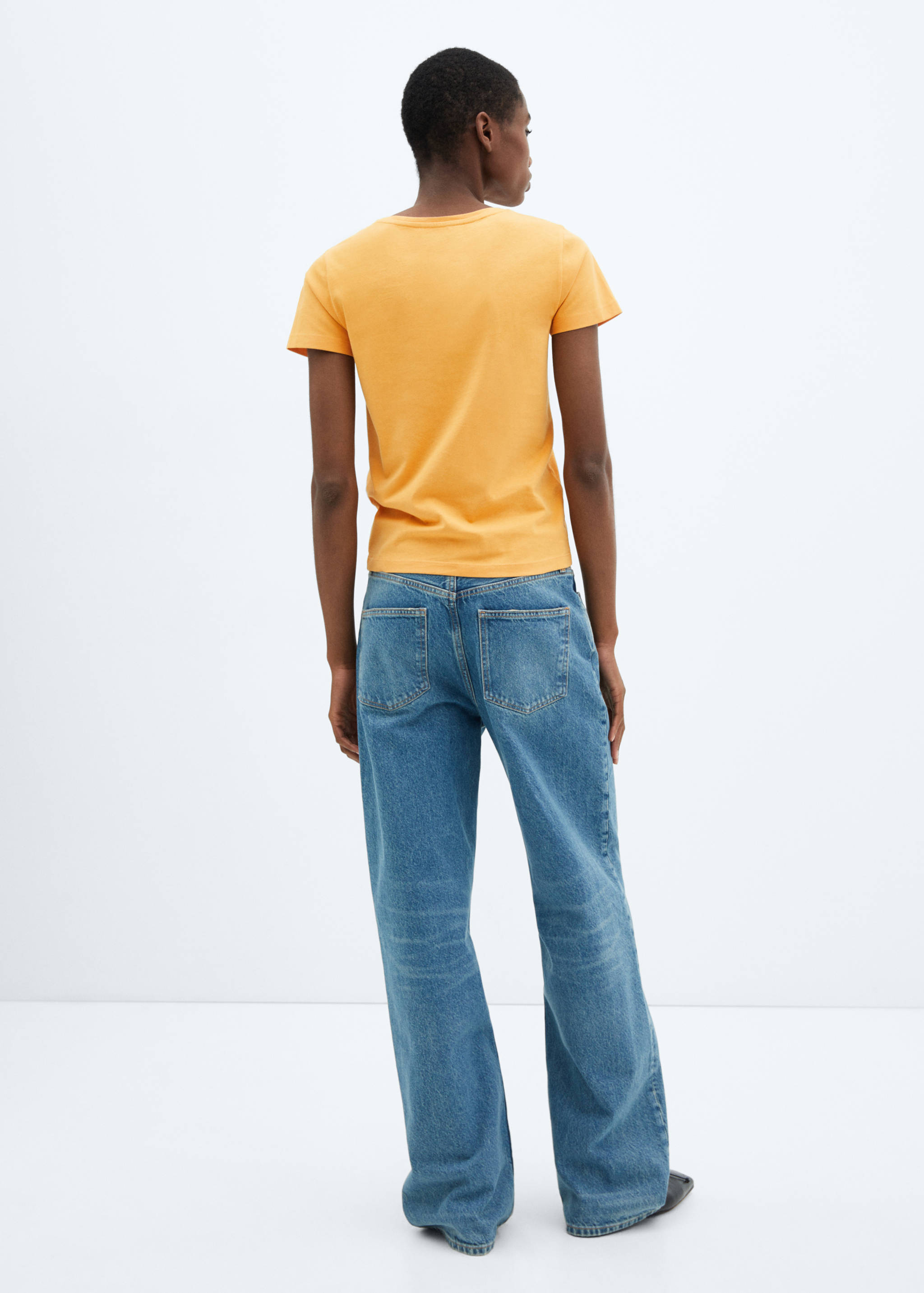 Logo cotton T-shirt - Reverse of the article