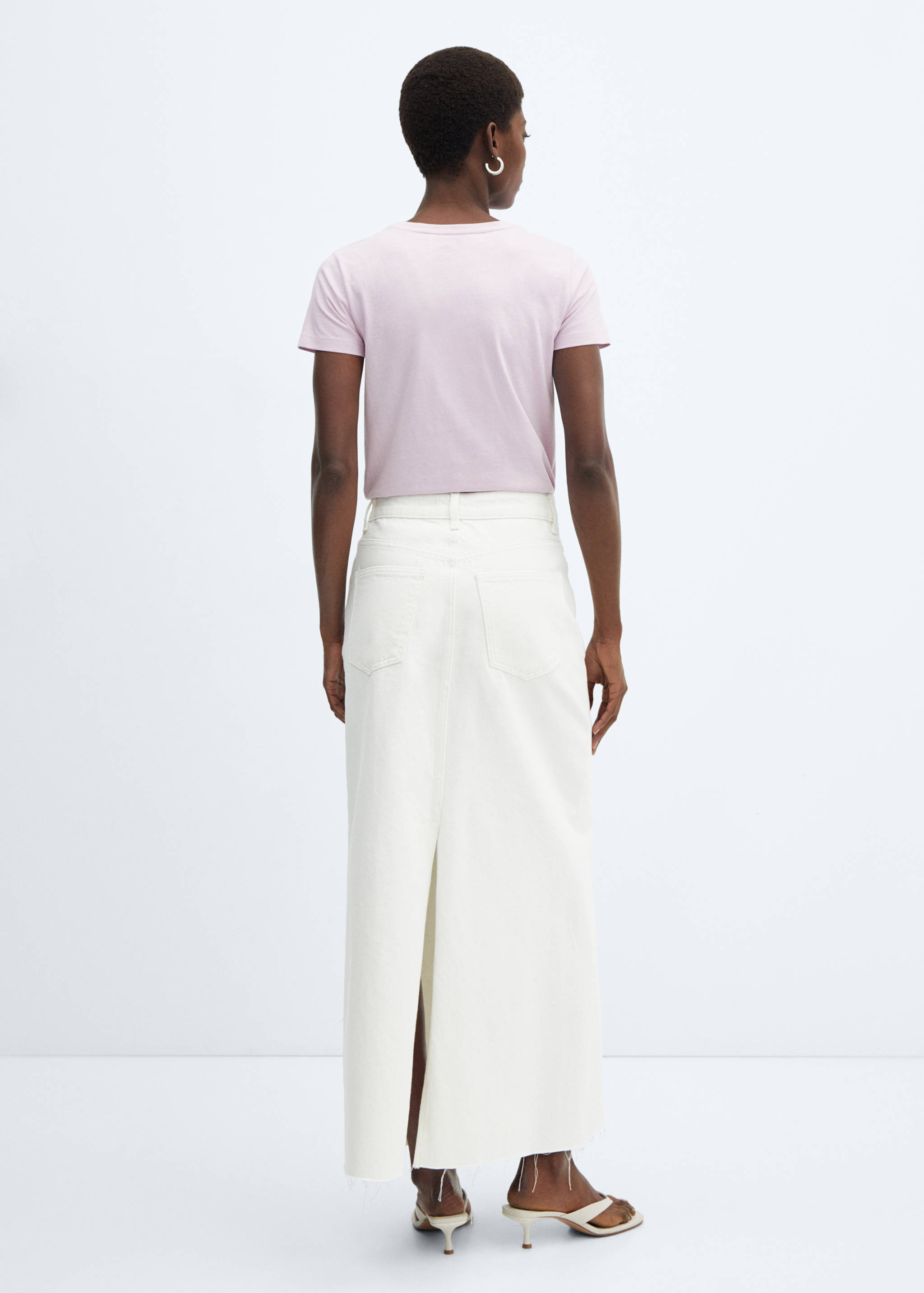 Logo cotton T-shirt - Reverse of the article