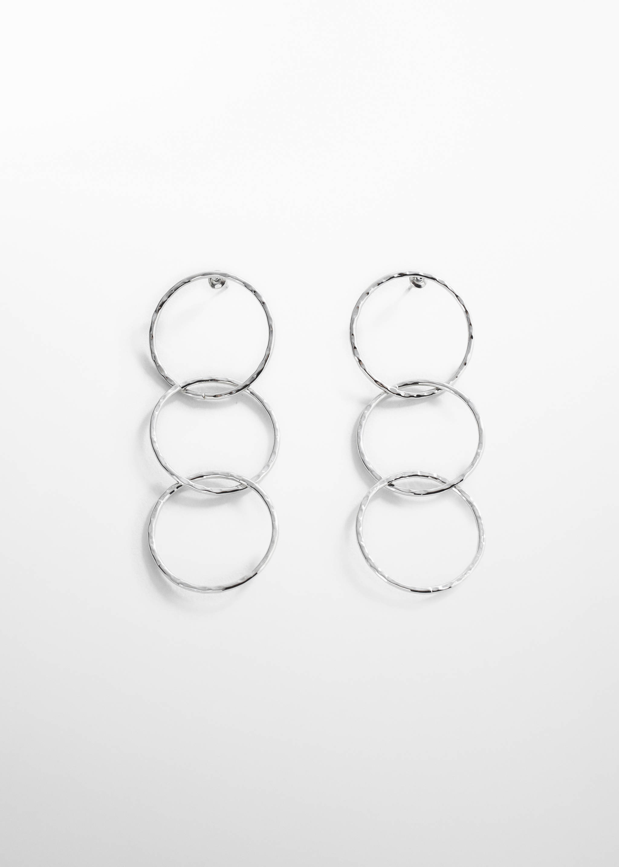 Pendientes largos círculos - Artículo sin modelo