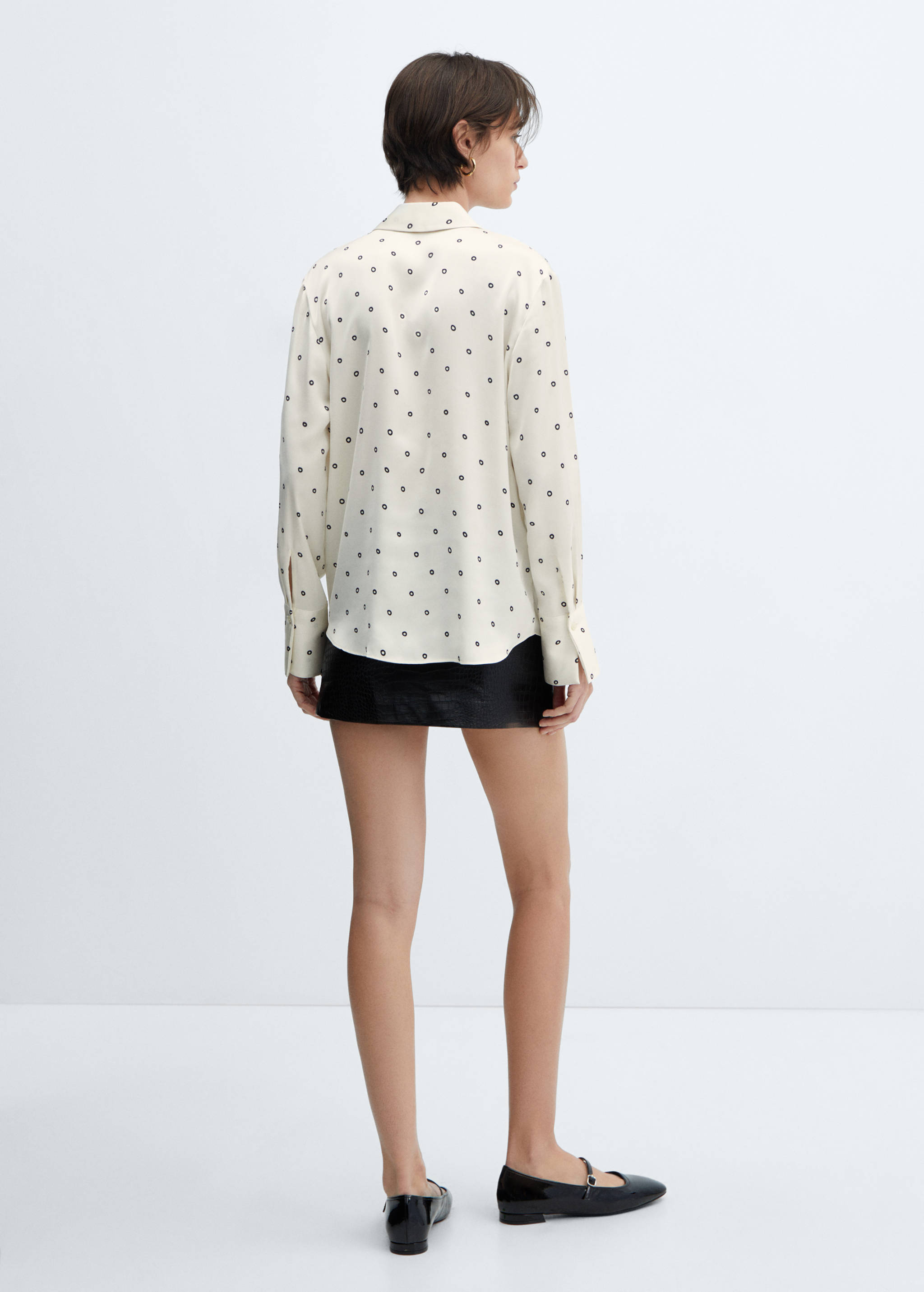 Chemise fluide satinée - Verso de l’article