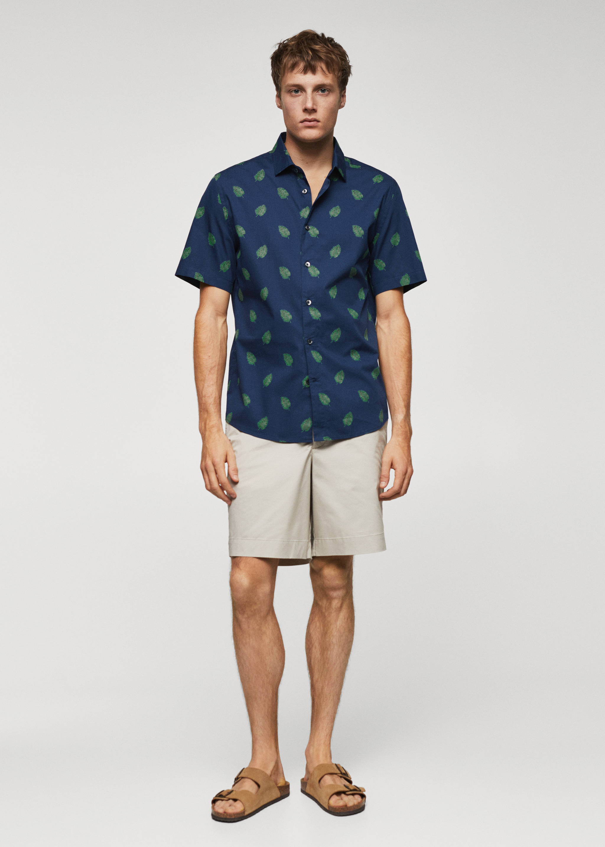 Chemise imprimée 100 % coton - Plan général