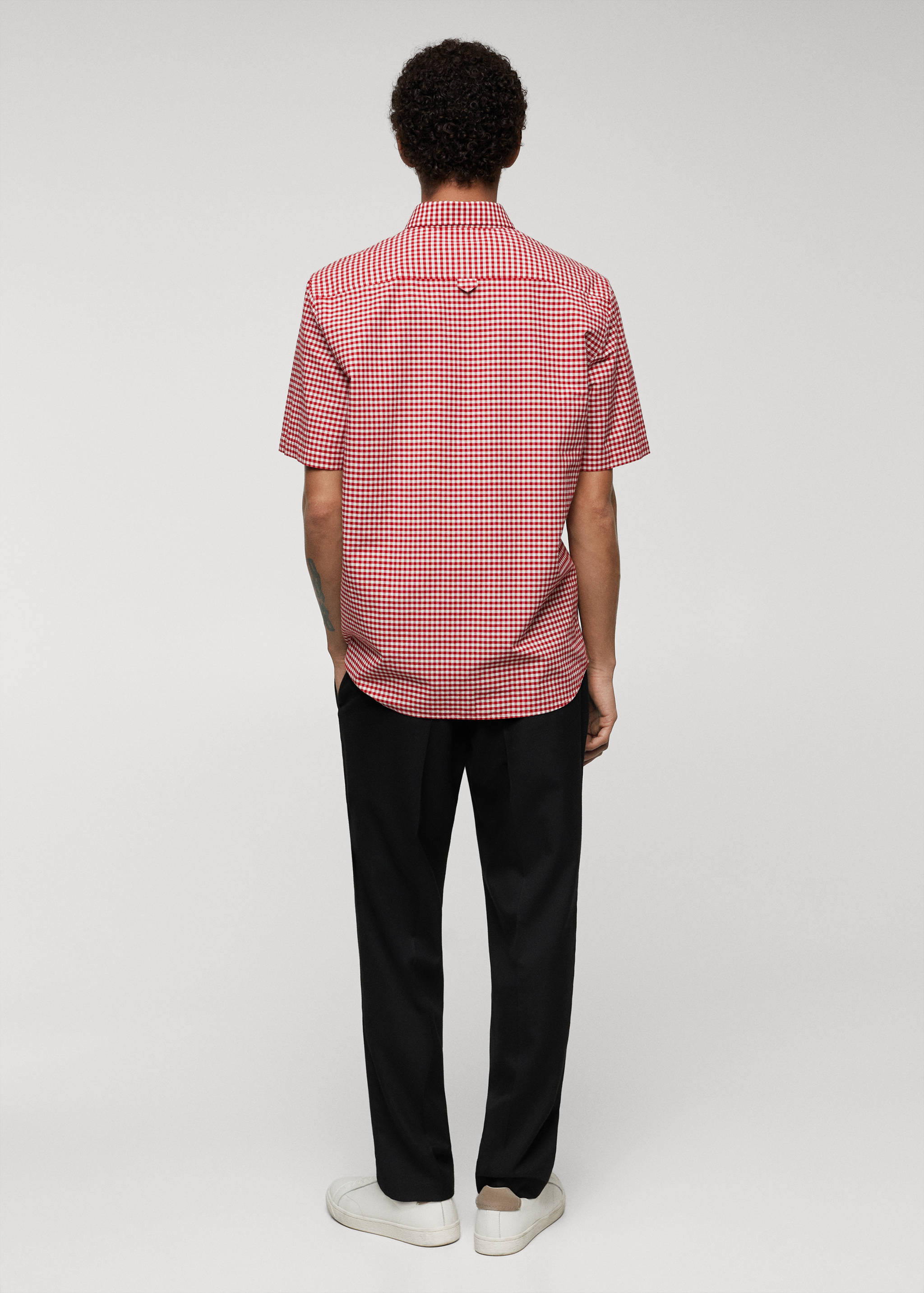 Chemise imprimée 100 % coton - Verso de l’article