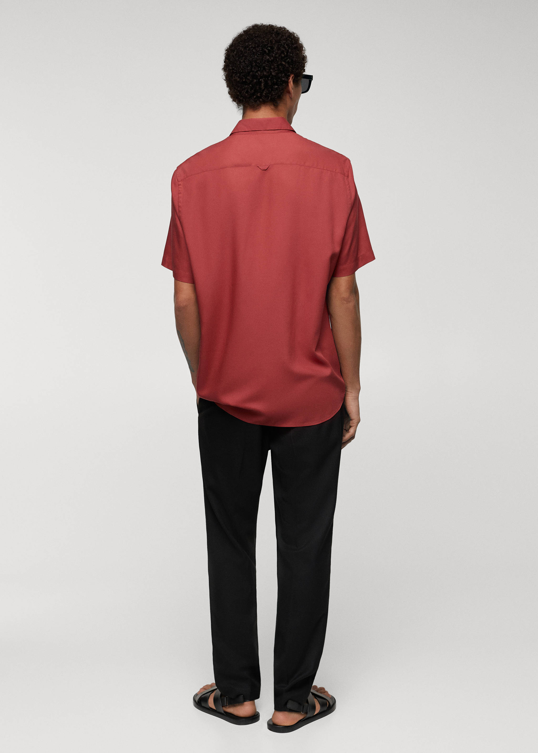 Chemise classic-fit manches courtes - Verso de l’article