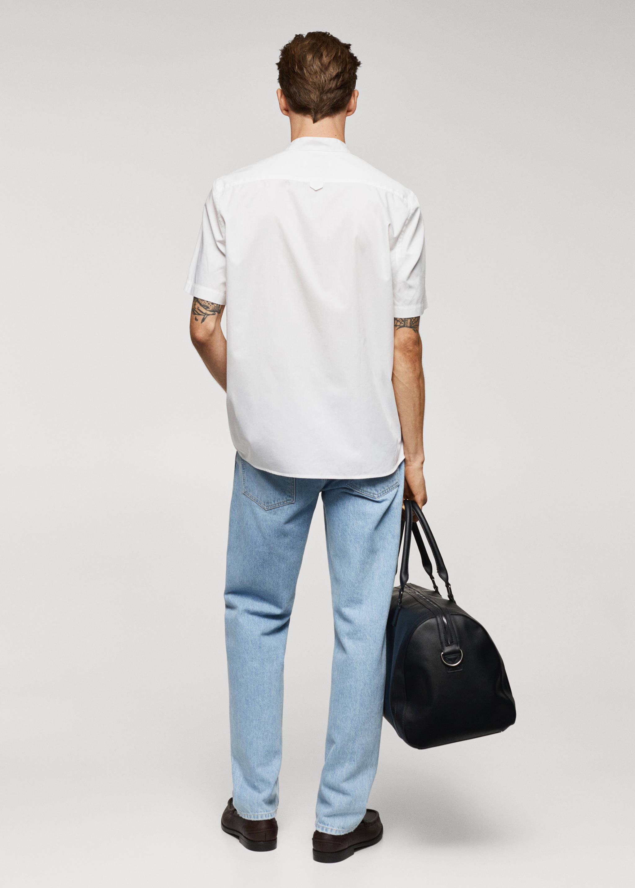 Chemise classic-fit col mao - Verso de l’article