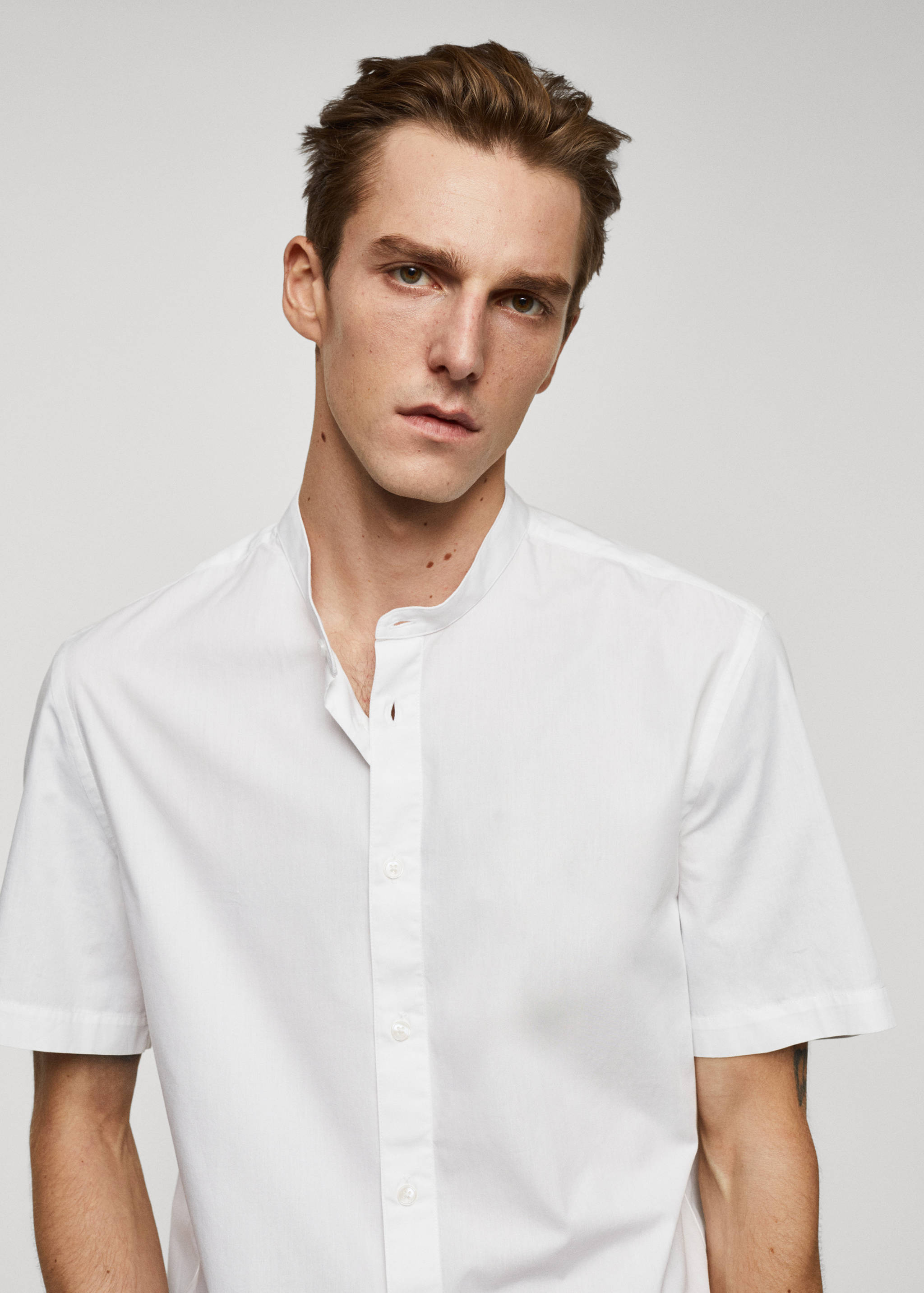 Chemise classic-fit col mao - Détail de l'article 1