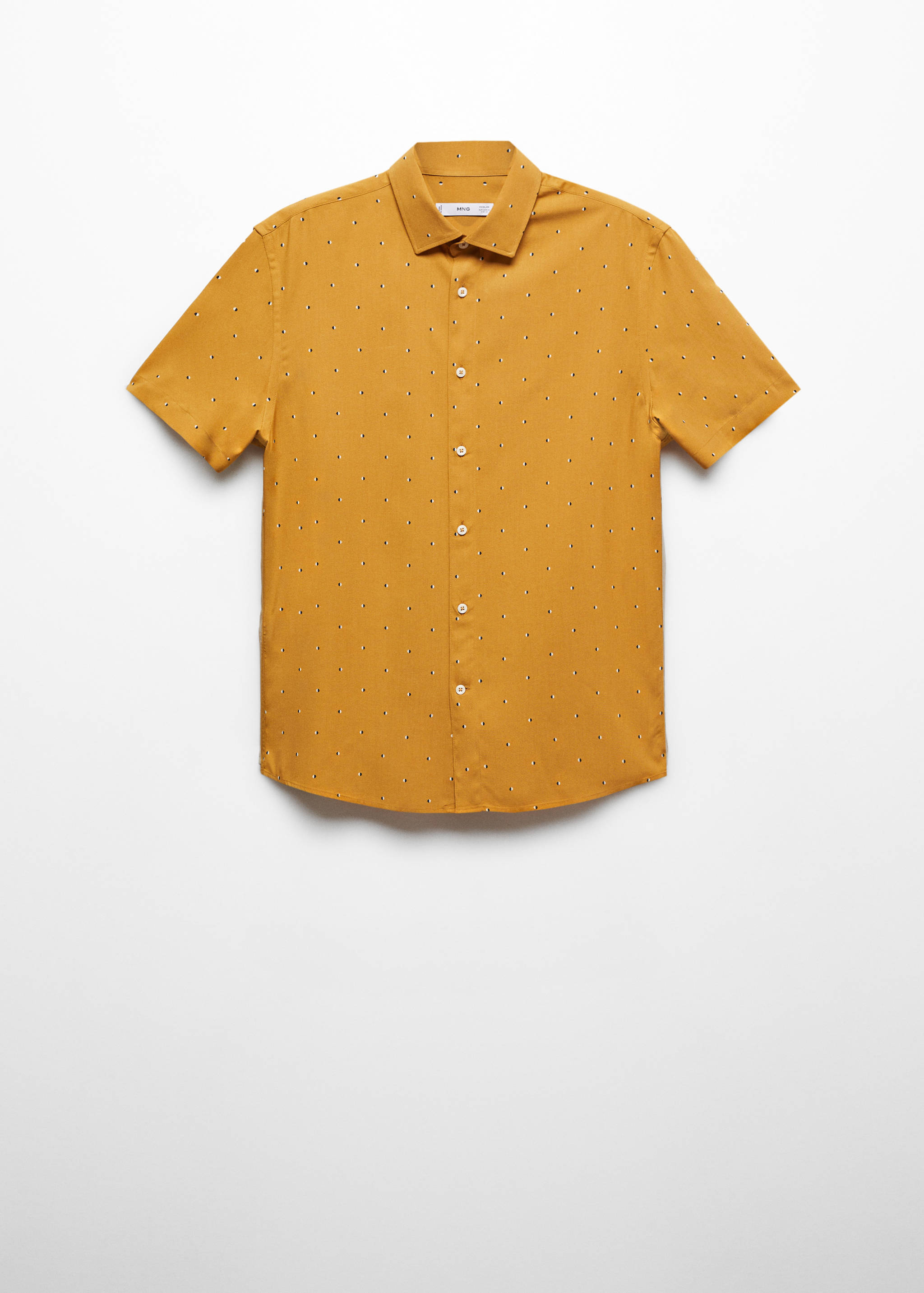 Mirco-print short sleeve shirt - Article without model
