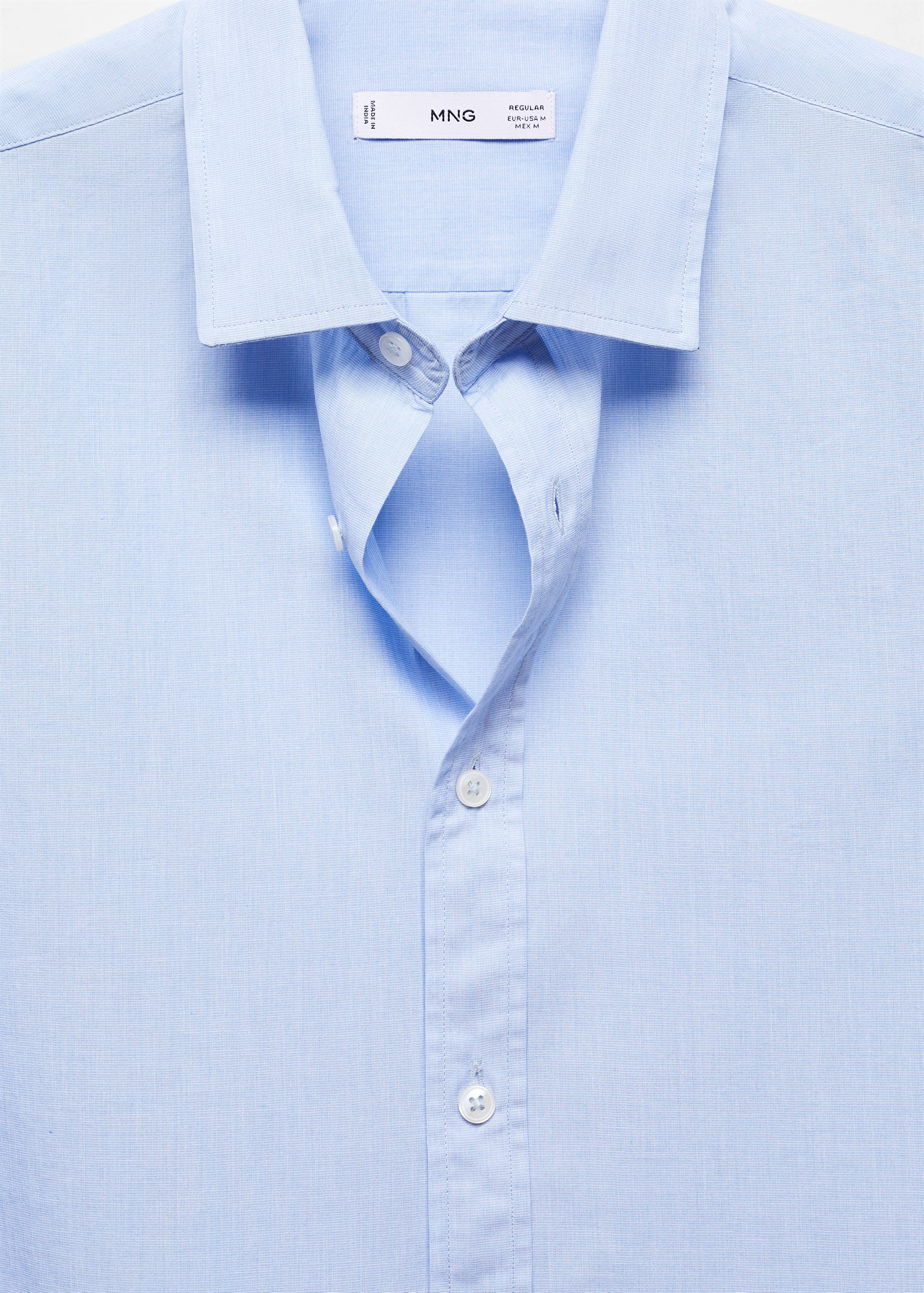 Regular-fit 100% cotton shirt - Details of the article 8