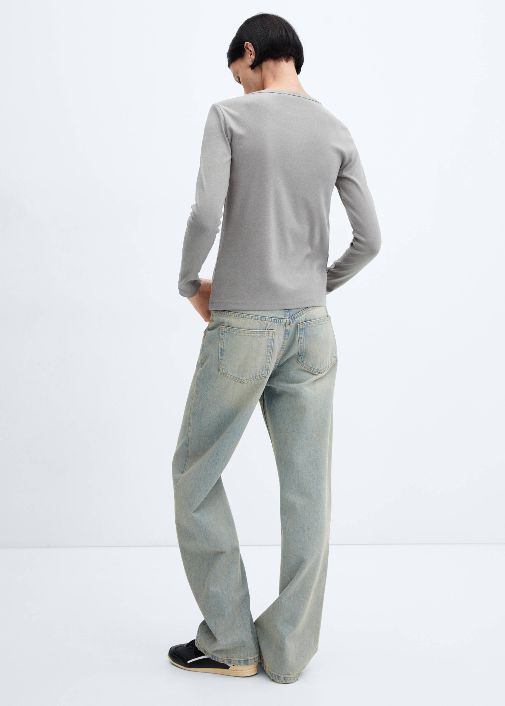 Camiseta algodón manga larga - Reverso del artículo