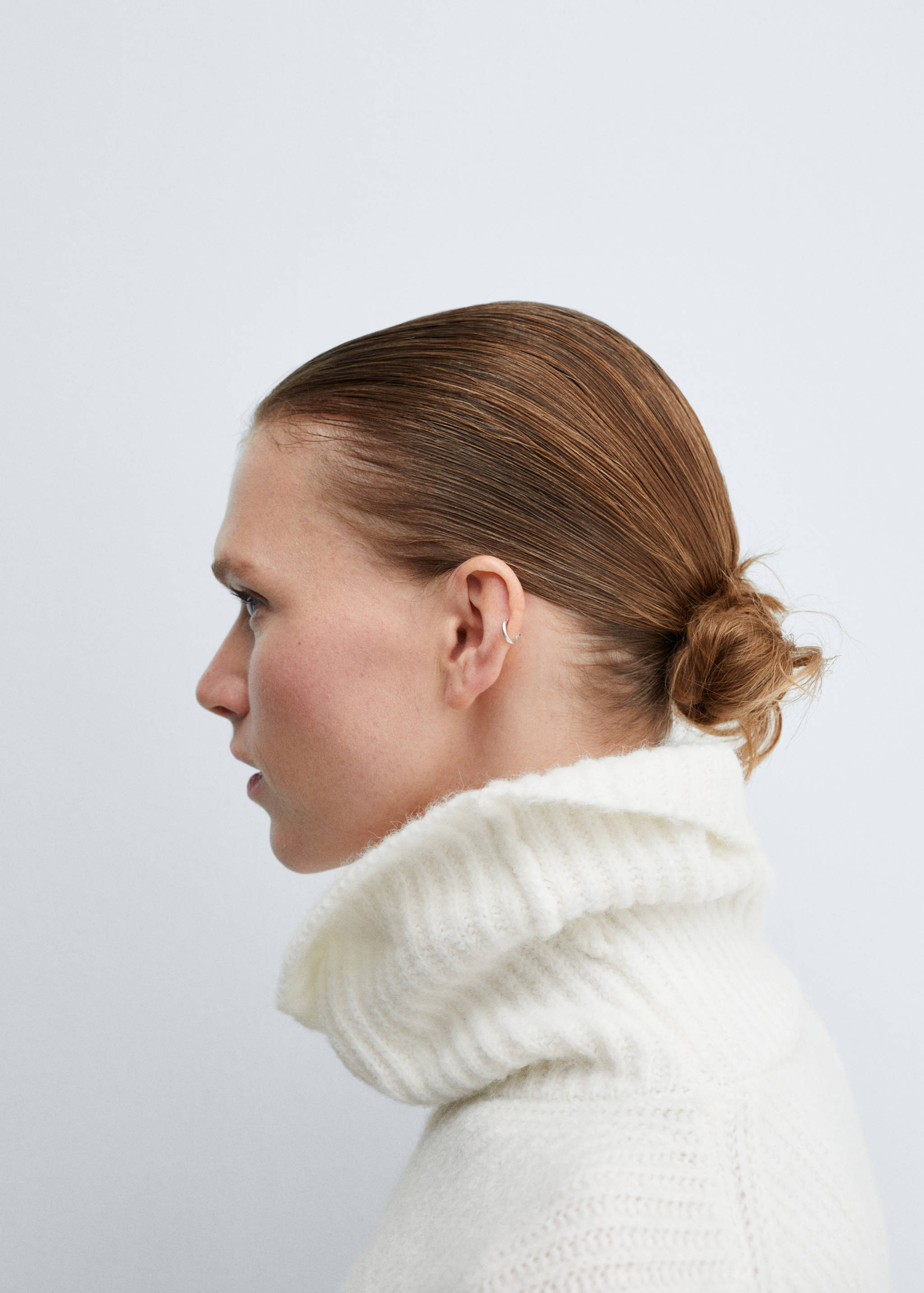 Jersey canalé cuello vuelto - Detalle del artículo 1