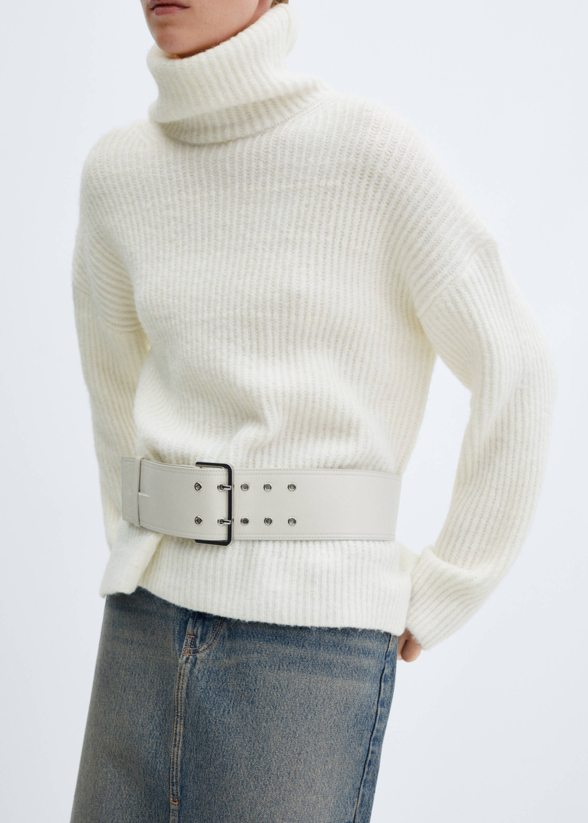 Jersey canalé cuello vuelto - Detalle del artículo 6