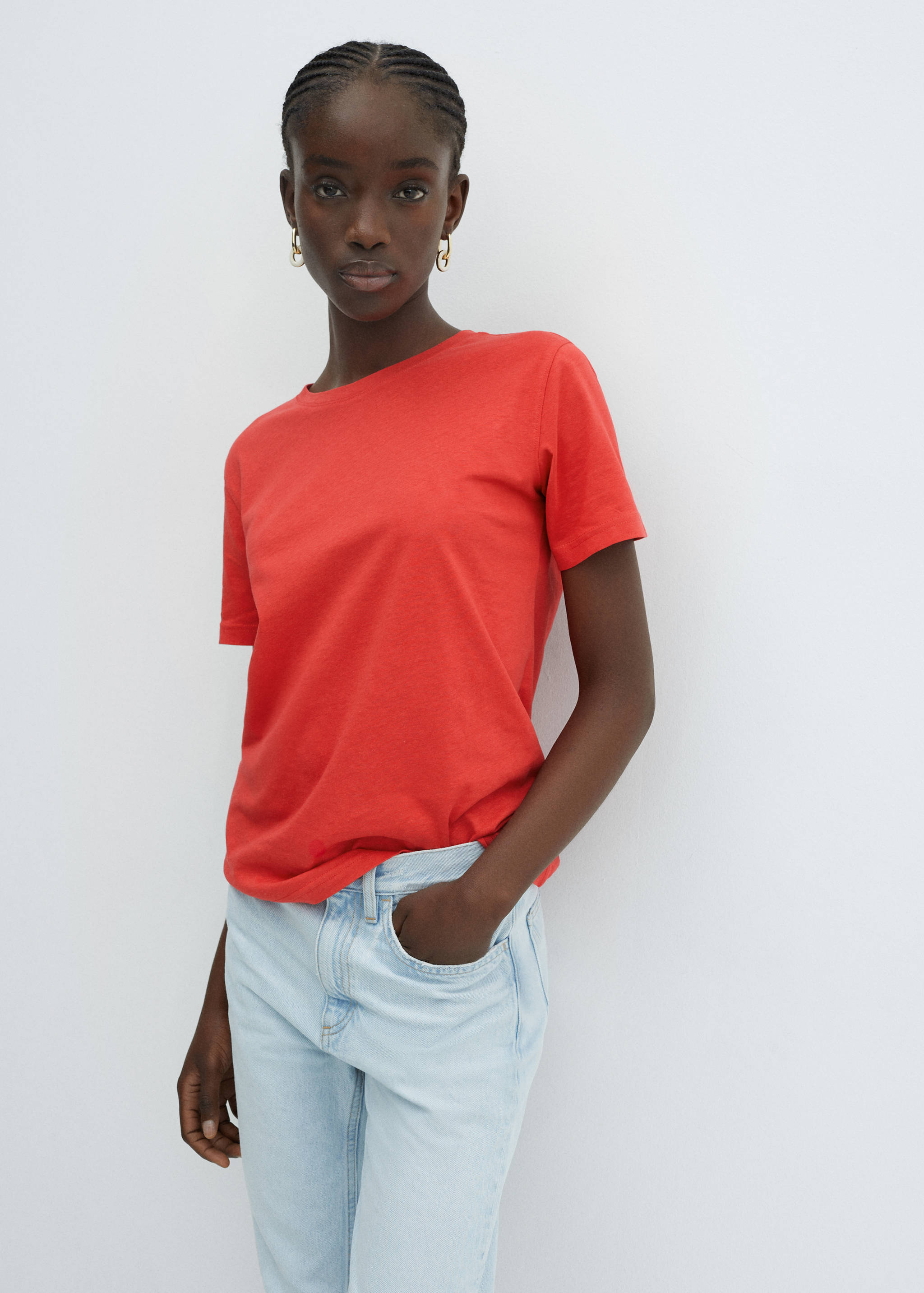 100% cotton t-shirt - Medium plane