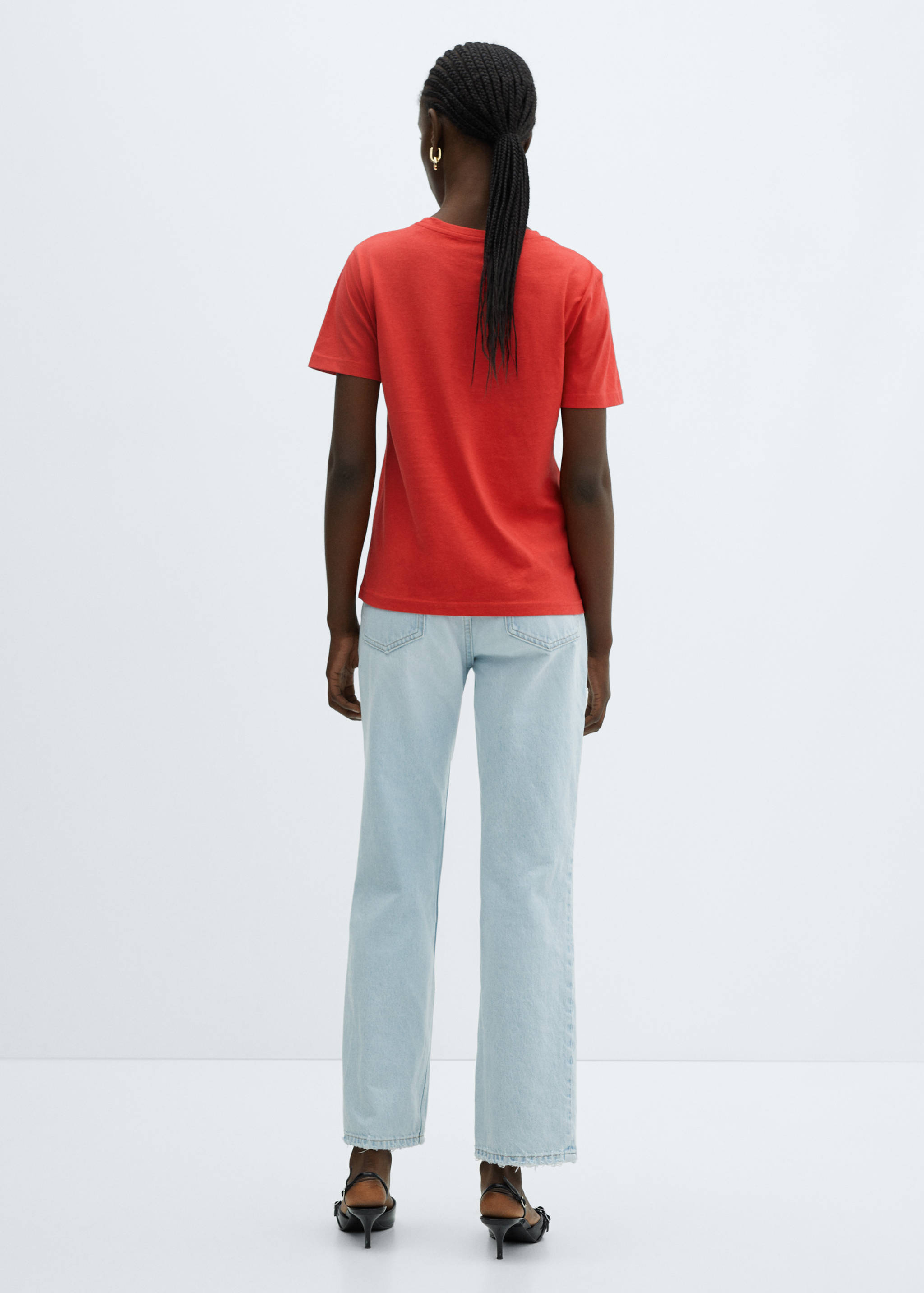 100% cotton t-shirt - Reverse of the article