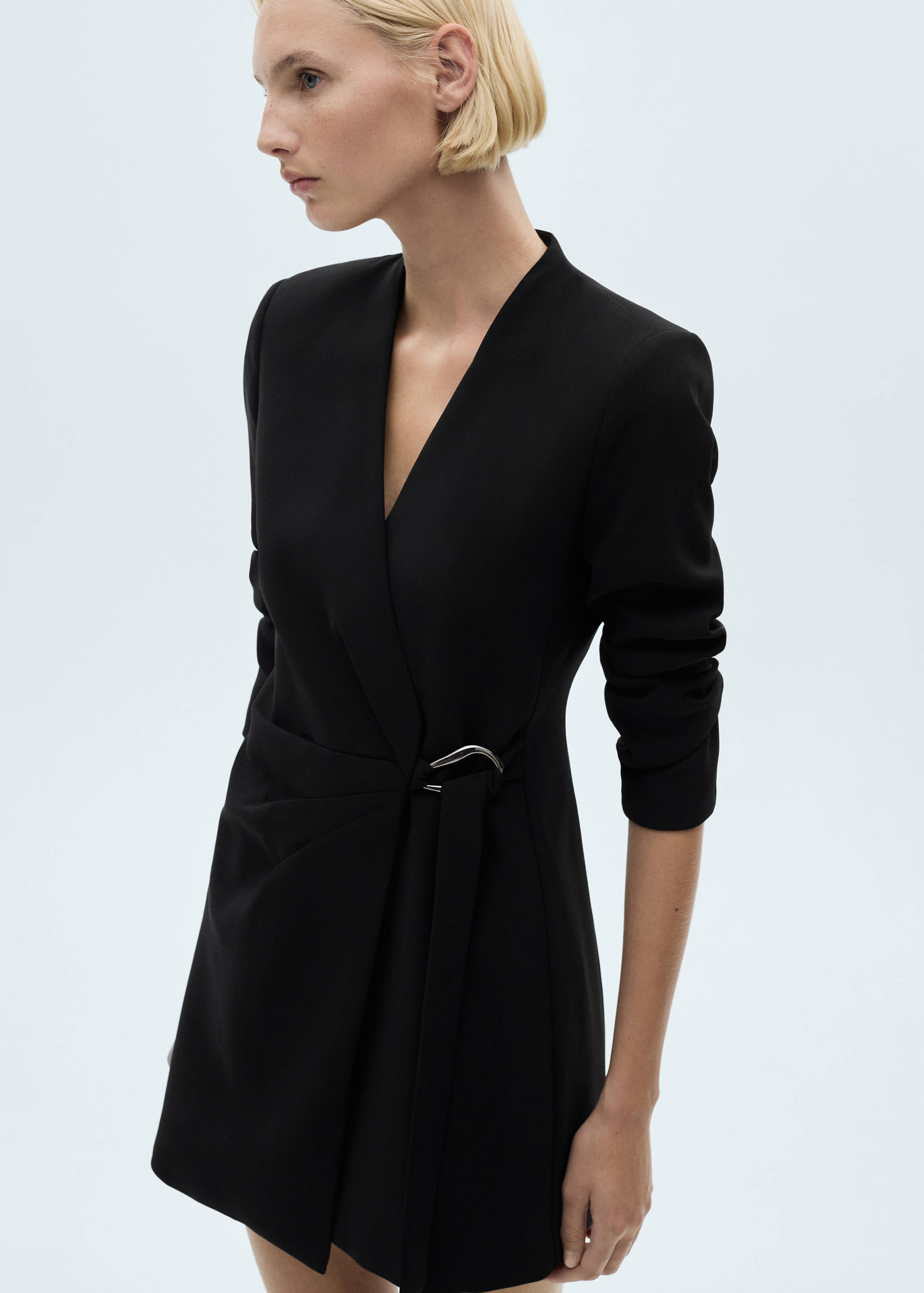 Buckle wrap dress - Medium plane