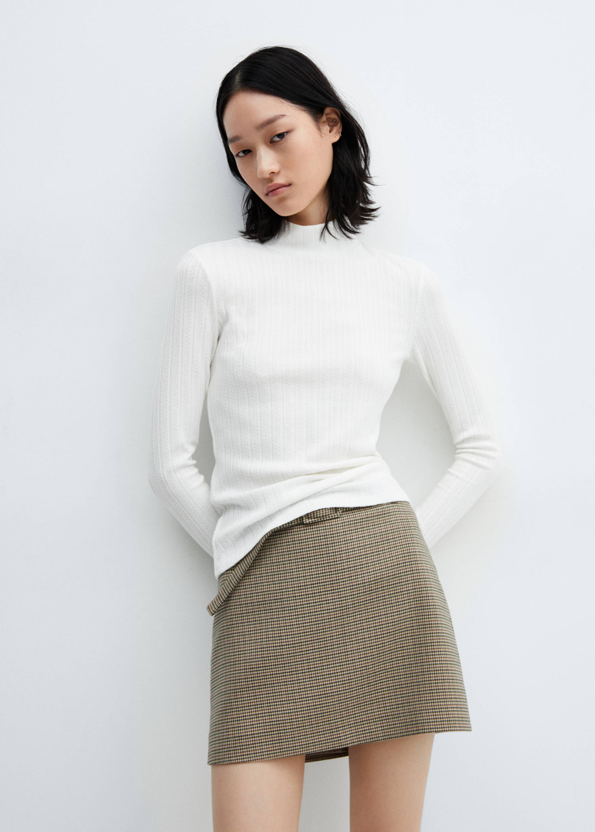 T-shirt maille texturée - Détail de l'article 2