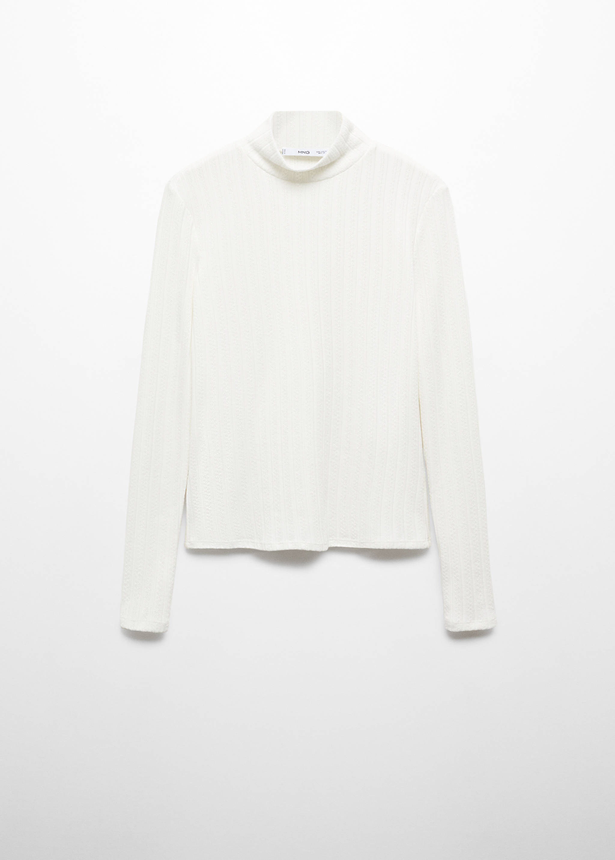 T-shirt maille texturée - Article sans modèle