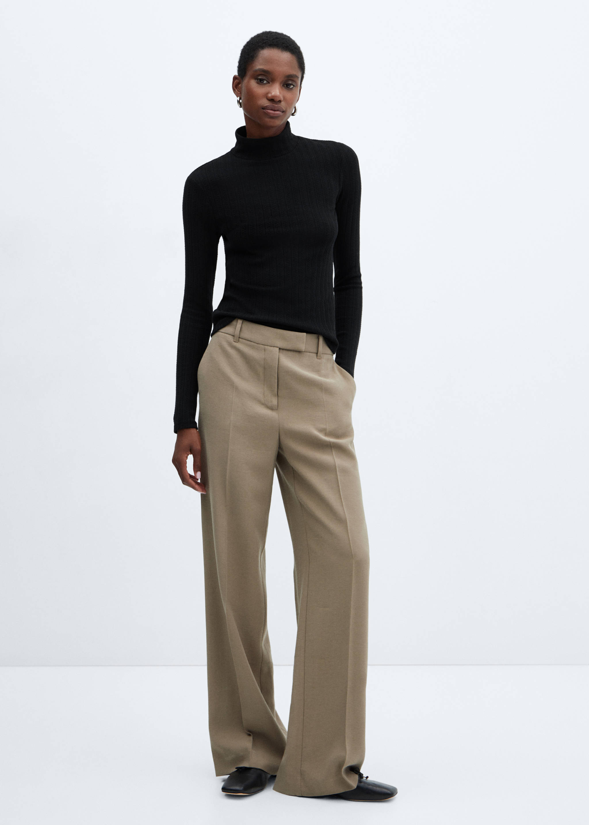 T-shirt maille texturée - Plan général