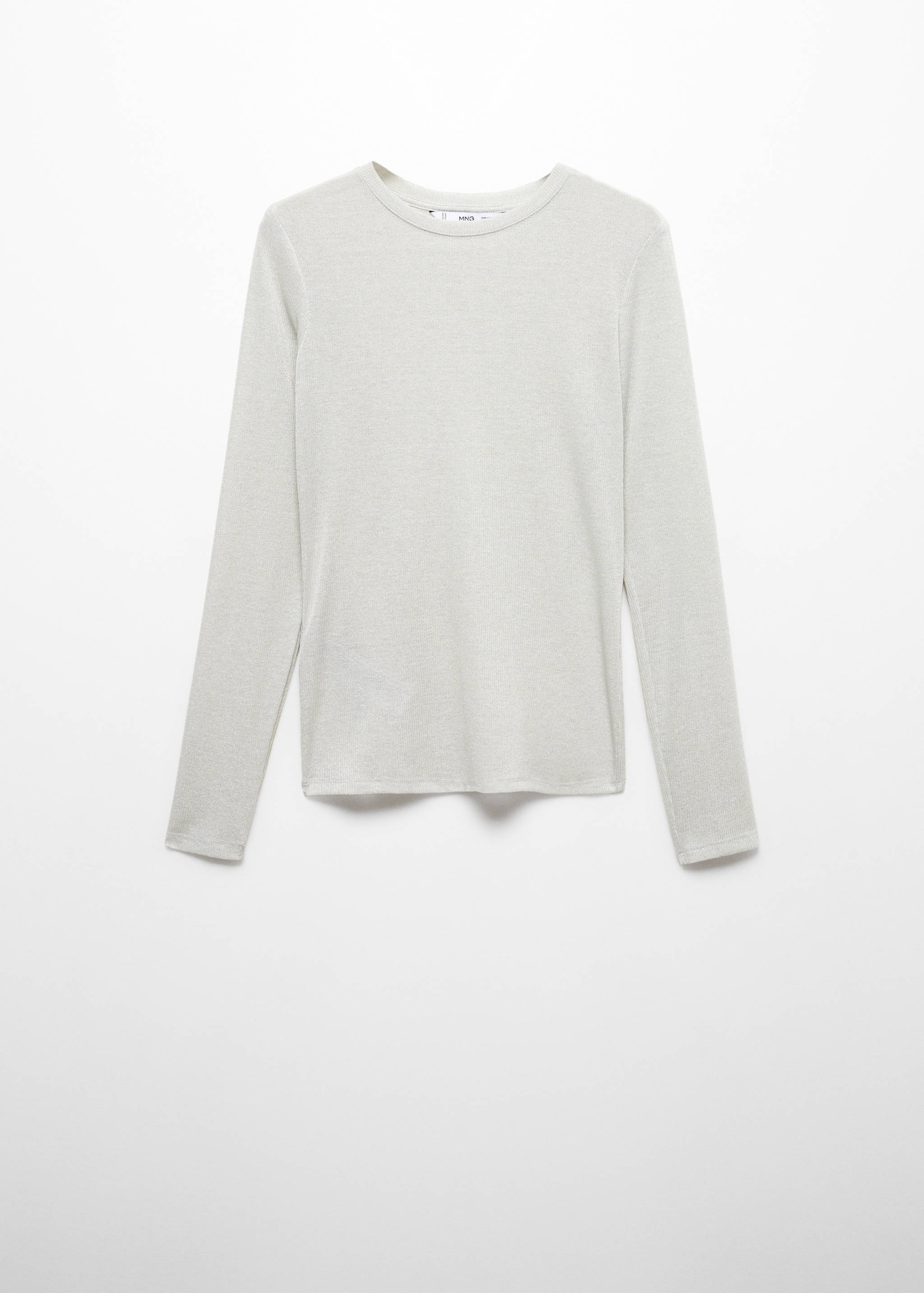 T-shirt Lurex manches longues - Article sans modèle
