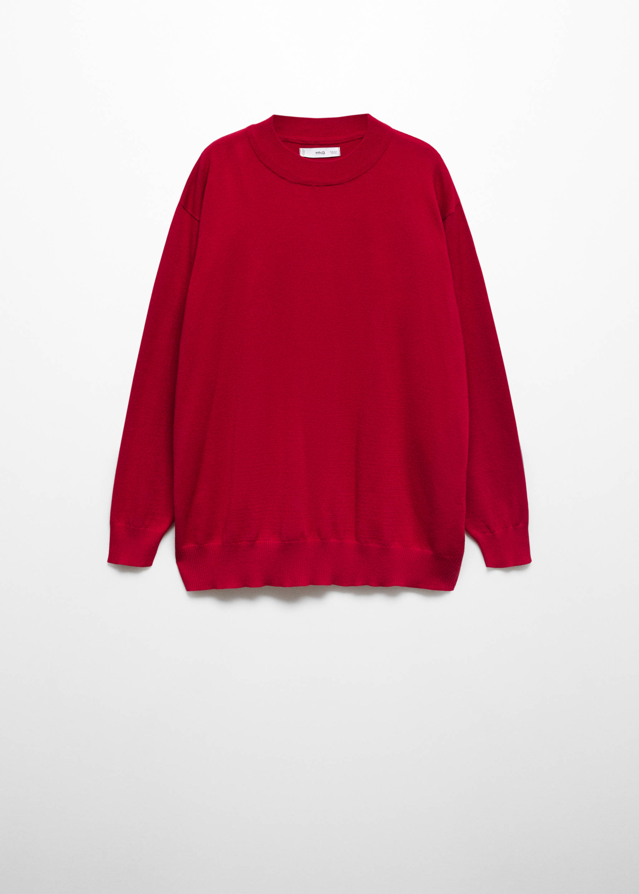 Round-neck knitted sweater - Article without model