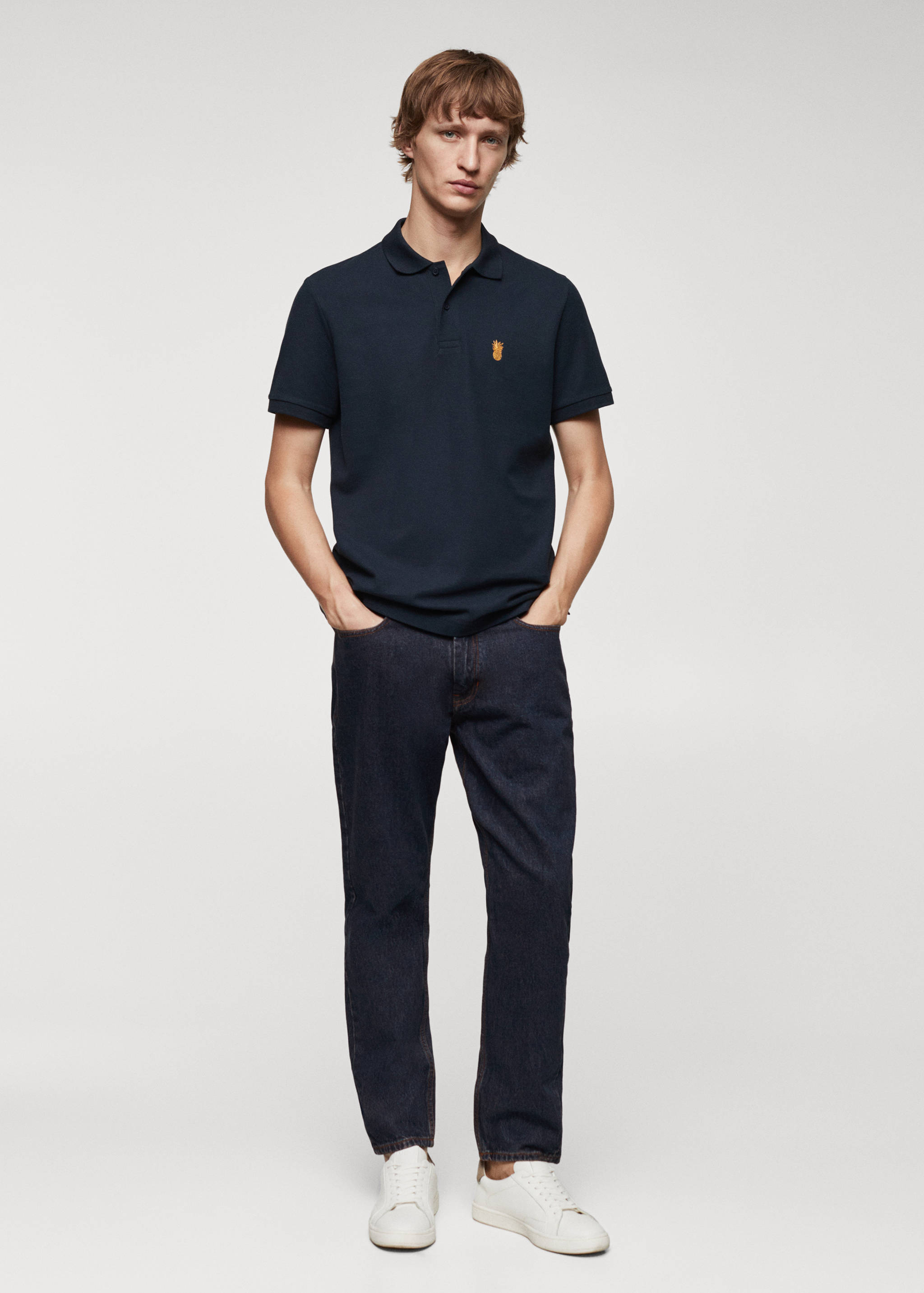 Poloshirt aus 100 %  Baumwoll-Piqué - Allgemeine Ansicht