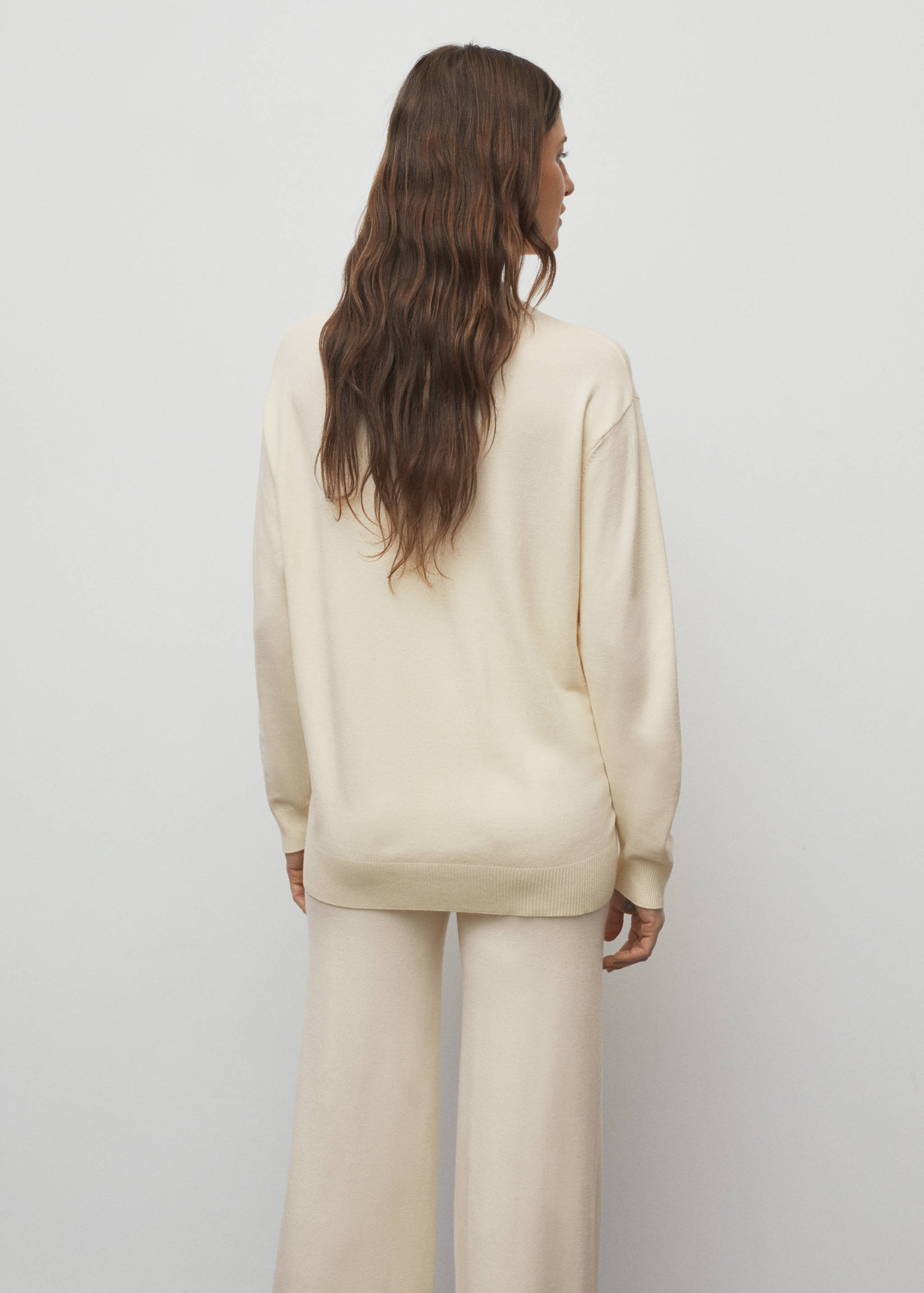 Pull en maille à col rond - Verso de l’article