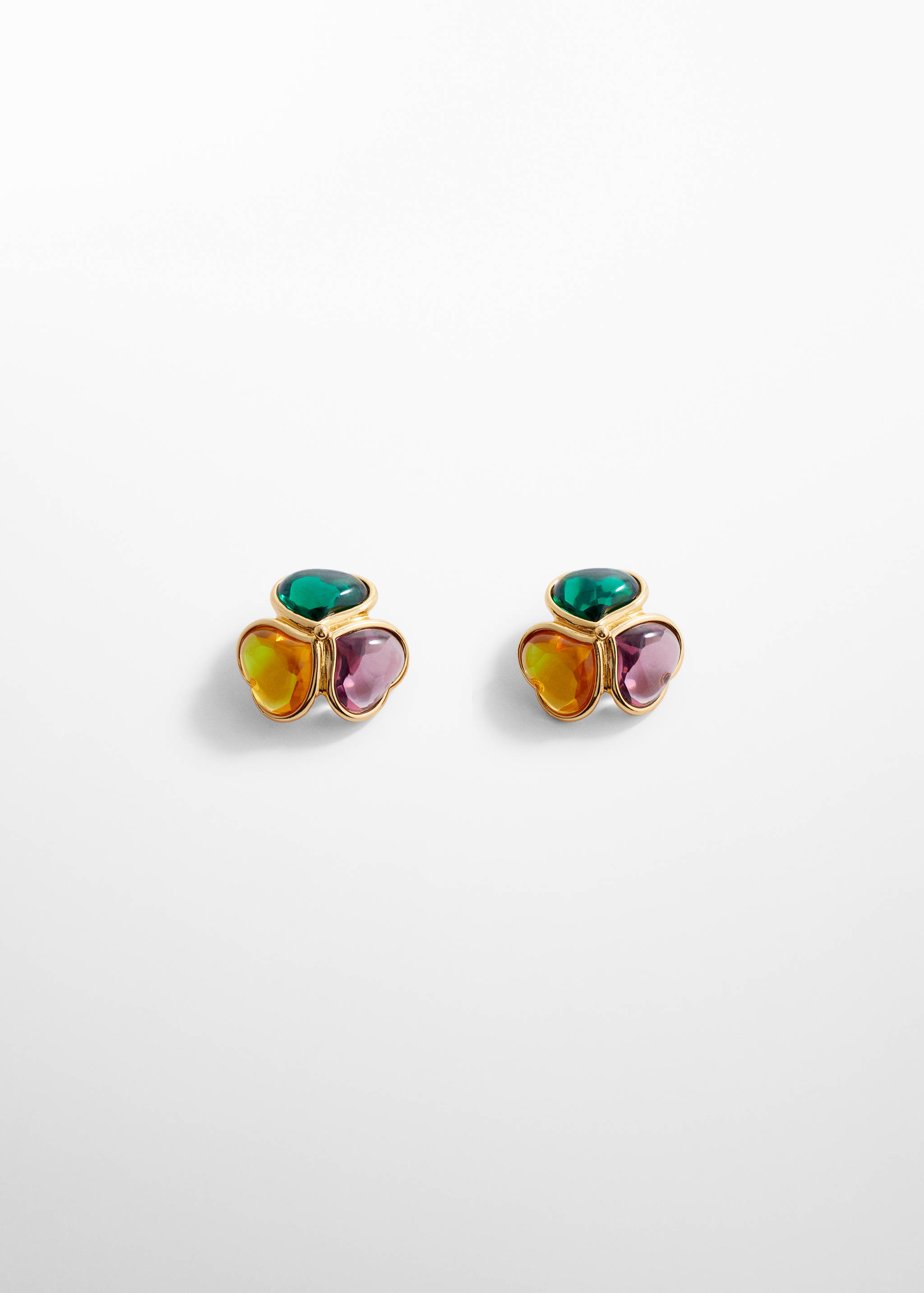 Combined stone earrings - Article without model