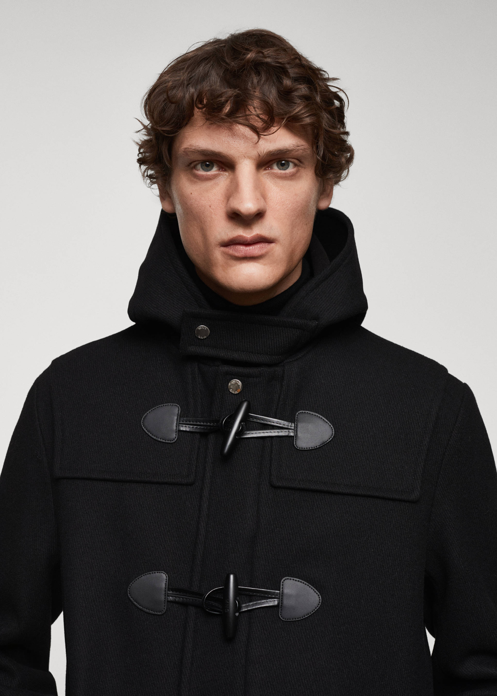 Manteau capuche laine brandebourgs - Détail de l'article 1