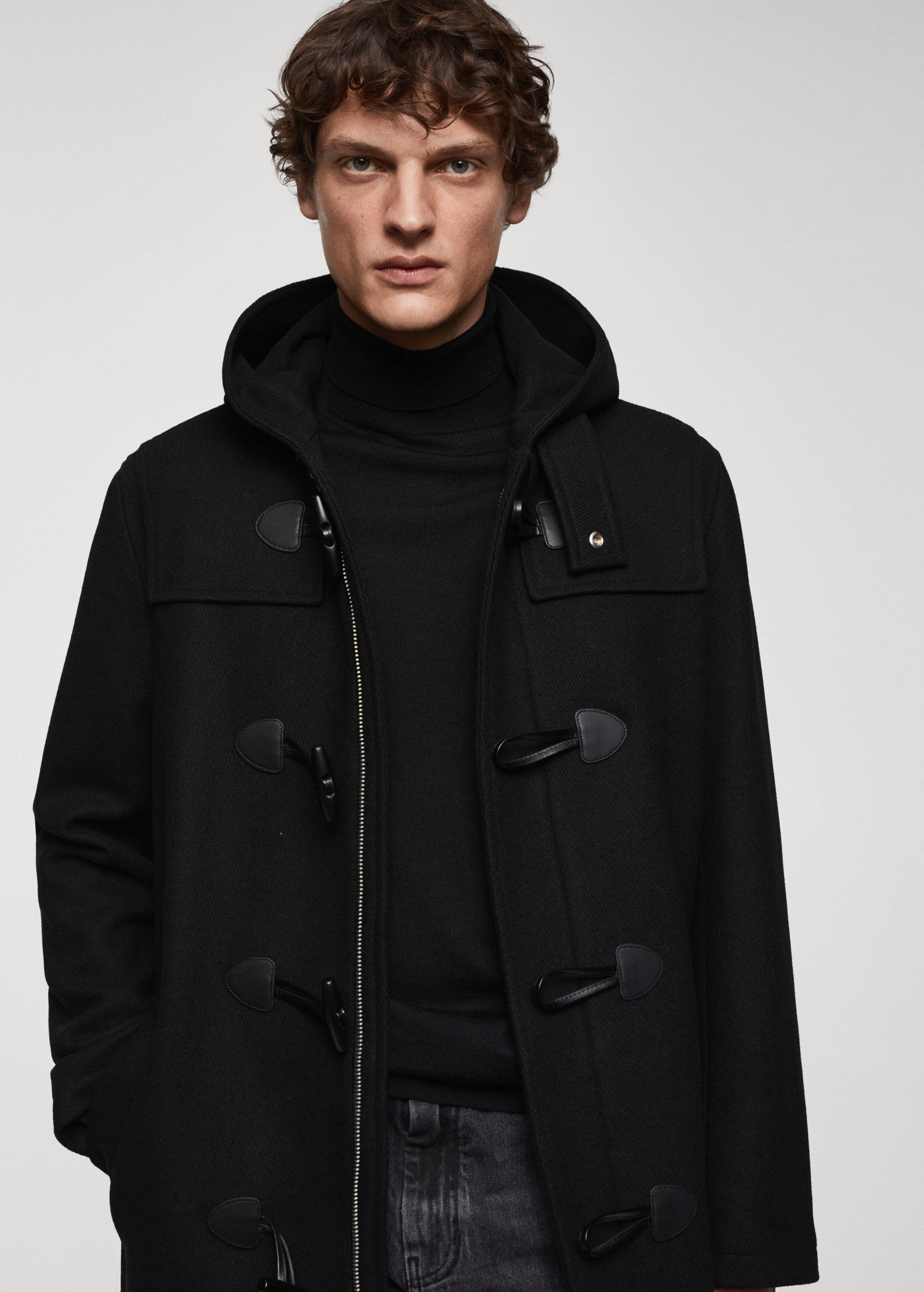 Manteau capuche laine brandebourgs - Détail de l'article 4