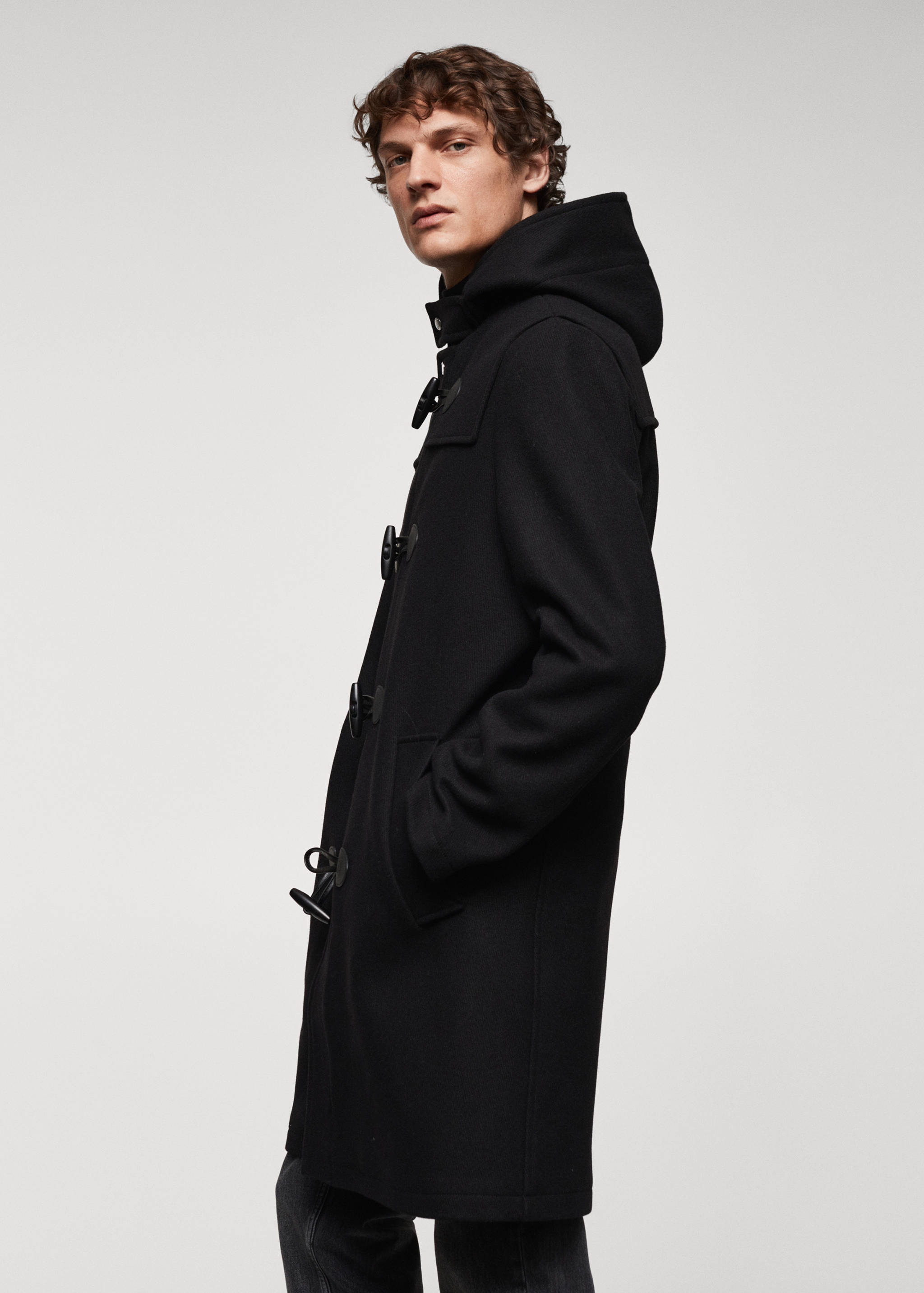 Manteau capuche laine brandebourgs - Détail de l'article 2