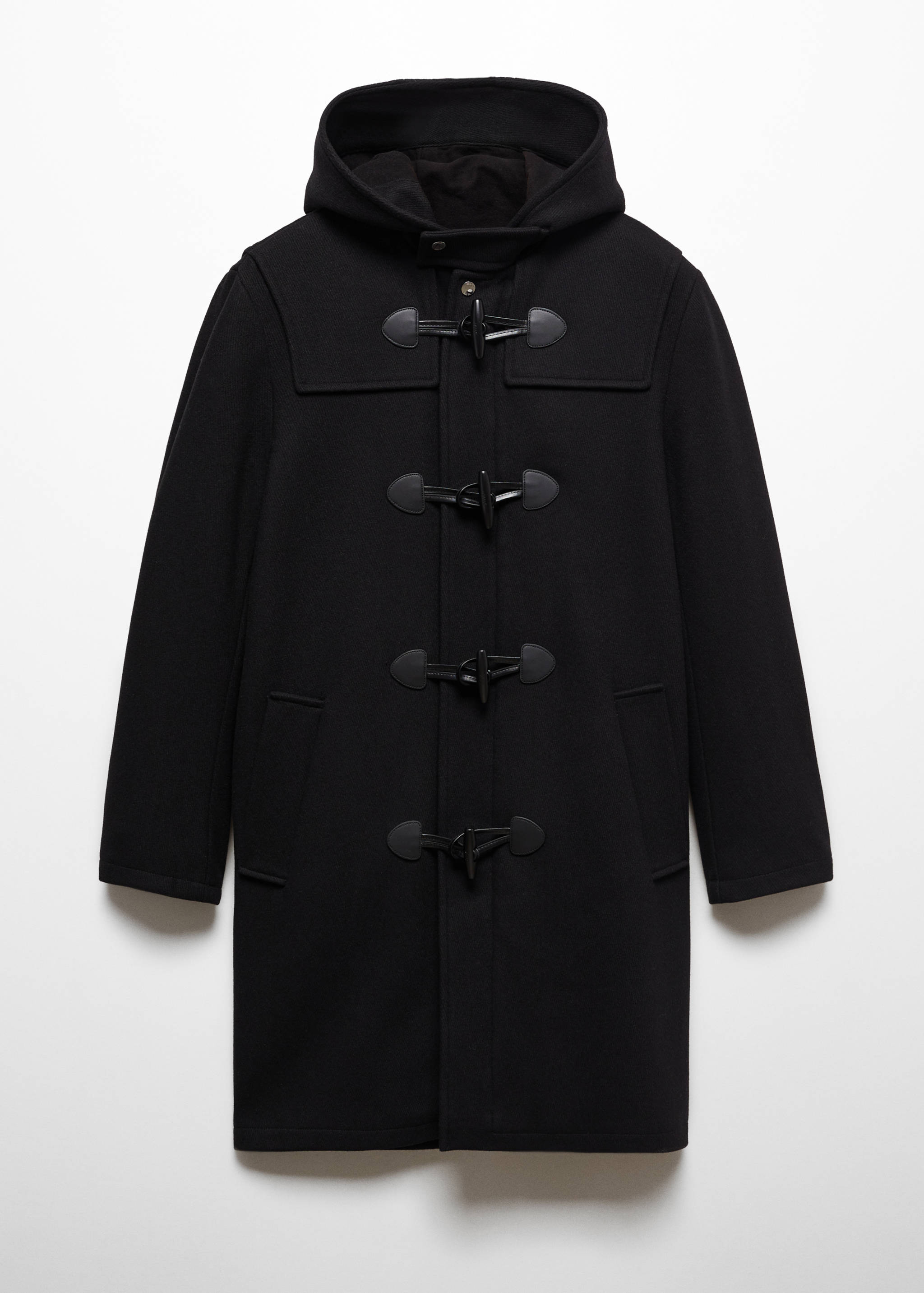 Manteau capuche laine brandebourgs - Article sans modèle