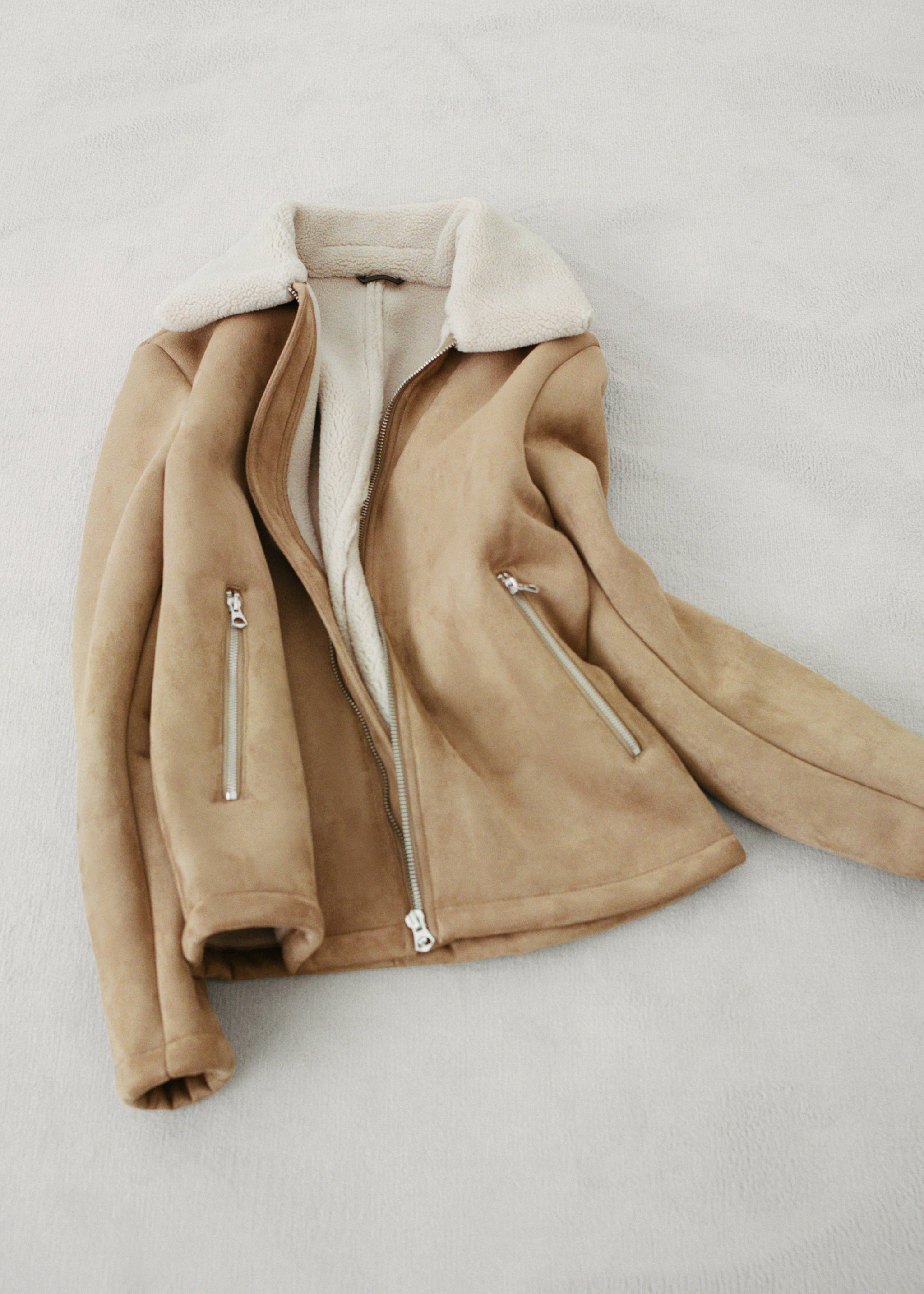 双面羊皮夹克 - null