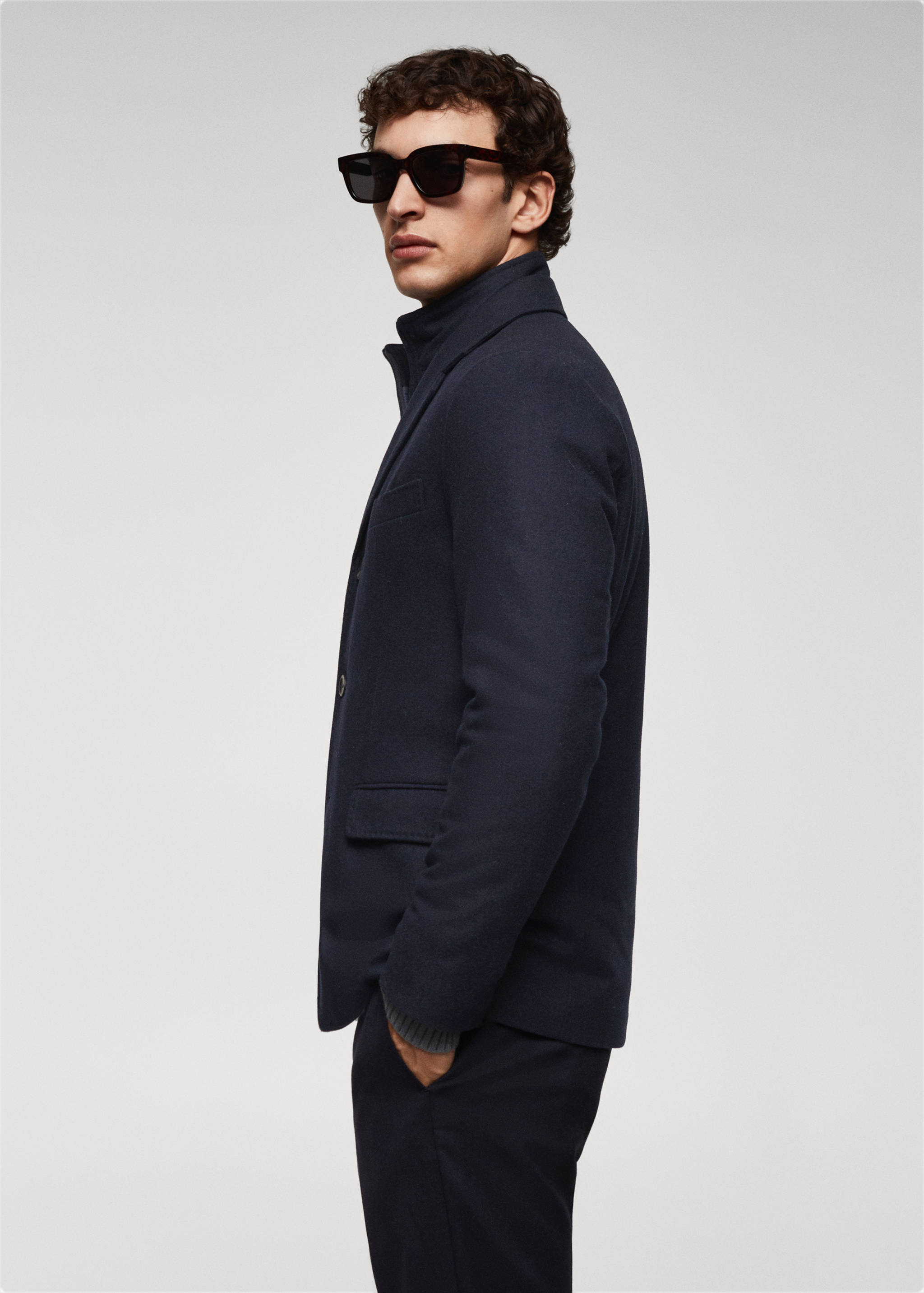 Quilted wool jacket - Details of the article 2