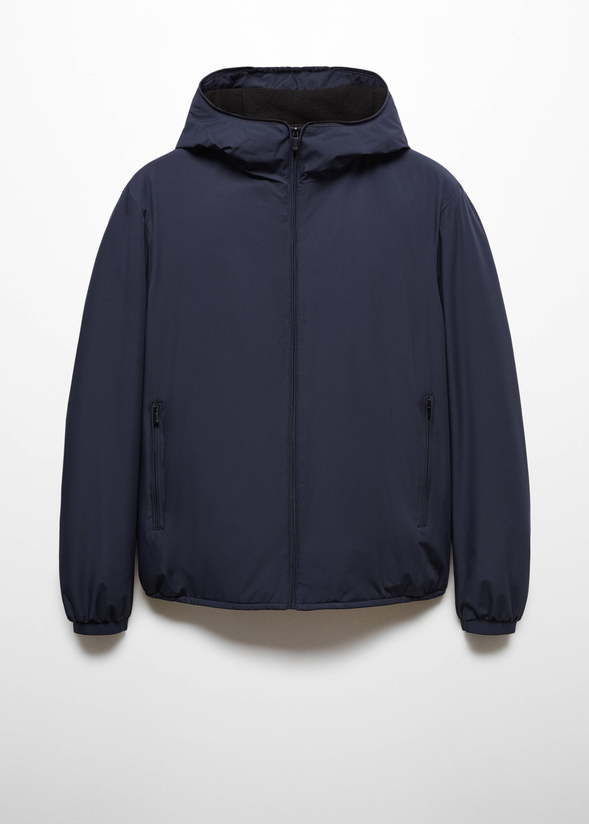 Water-repellent hooded quilted jacket - Article without model