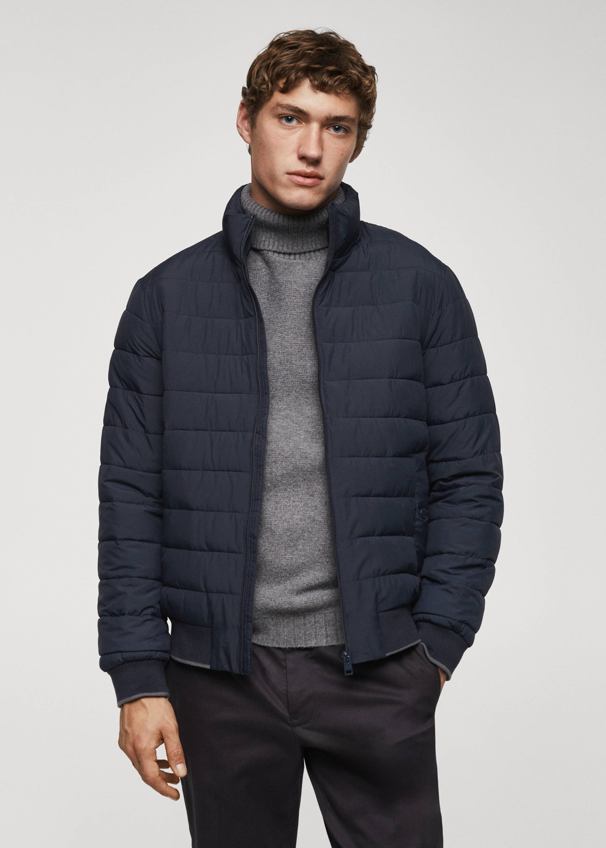 Anorak matelassé ultraléger résistant à l’eau - Plan moyen